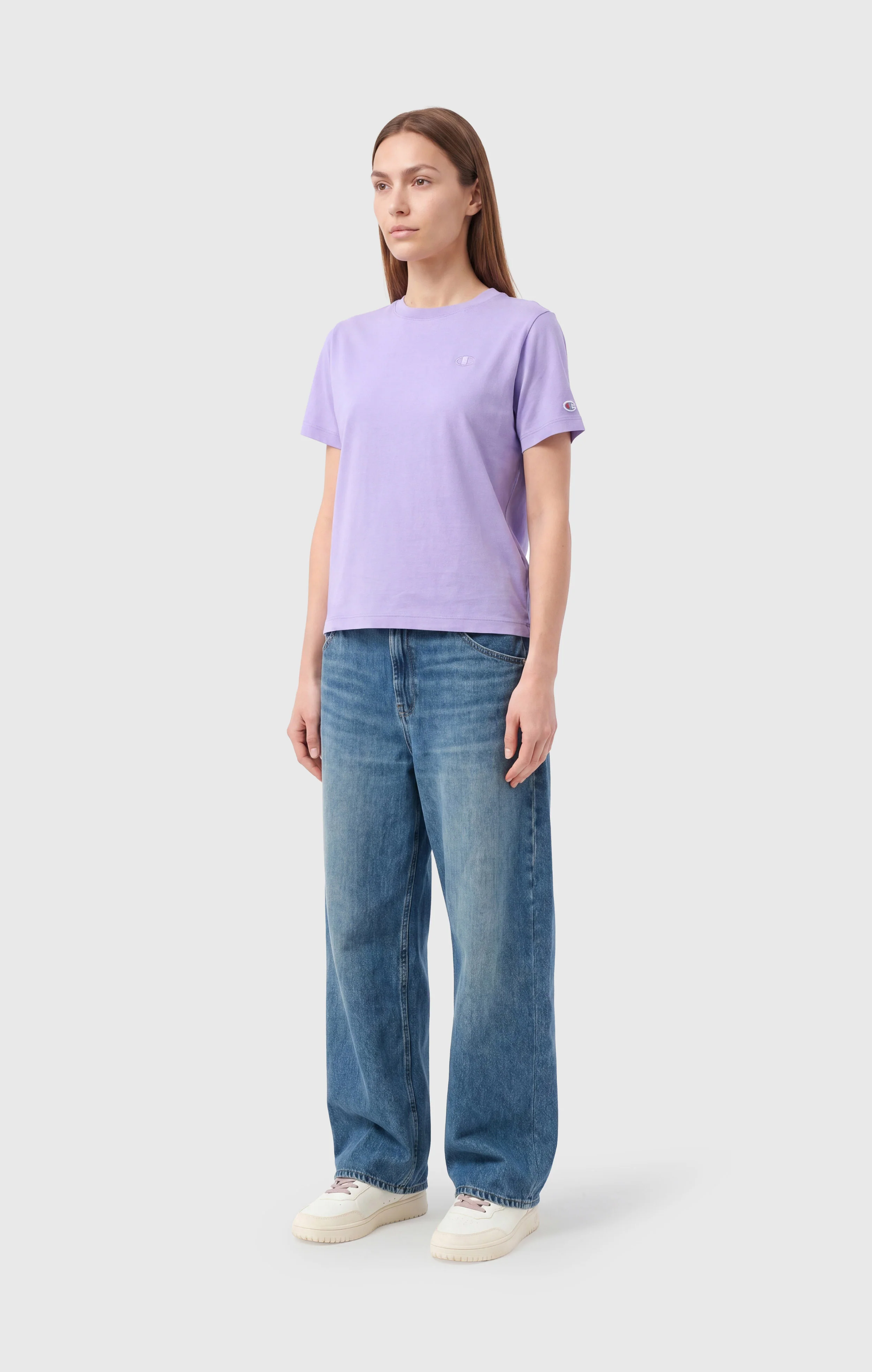 Women’s Cotton Crewneck T-Shirt - Image 2