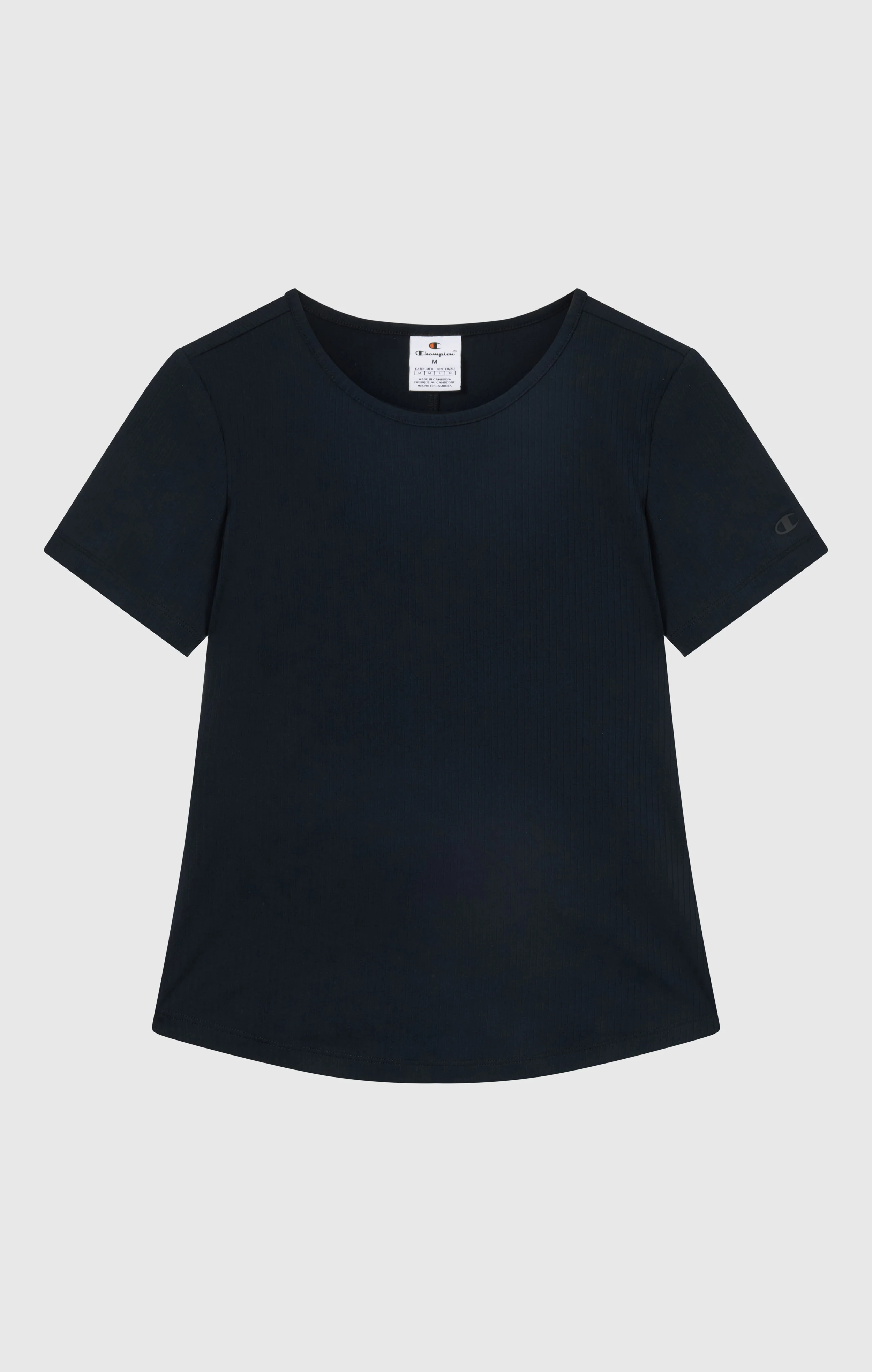 Women's Ribbed Slim Fit C-Tech T-Shirt - Image 6
