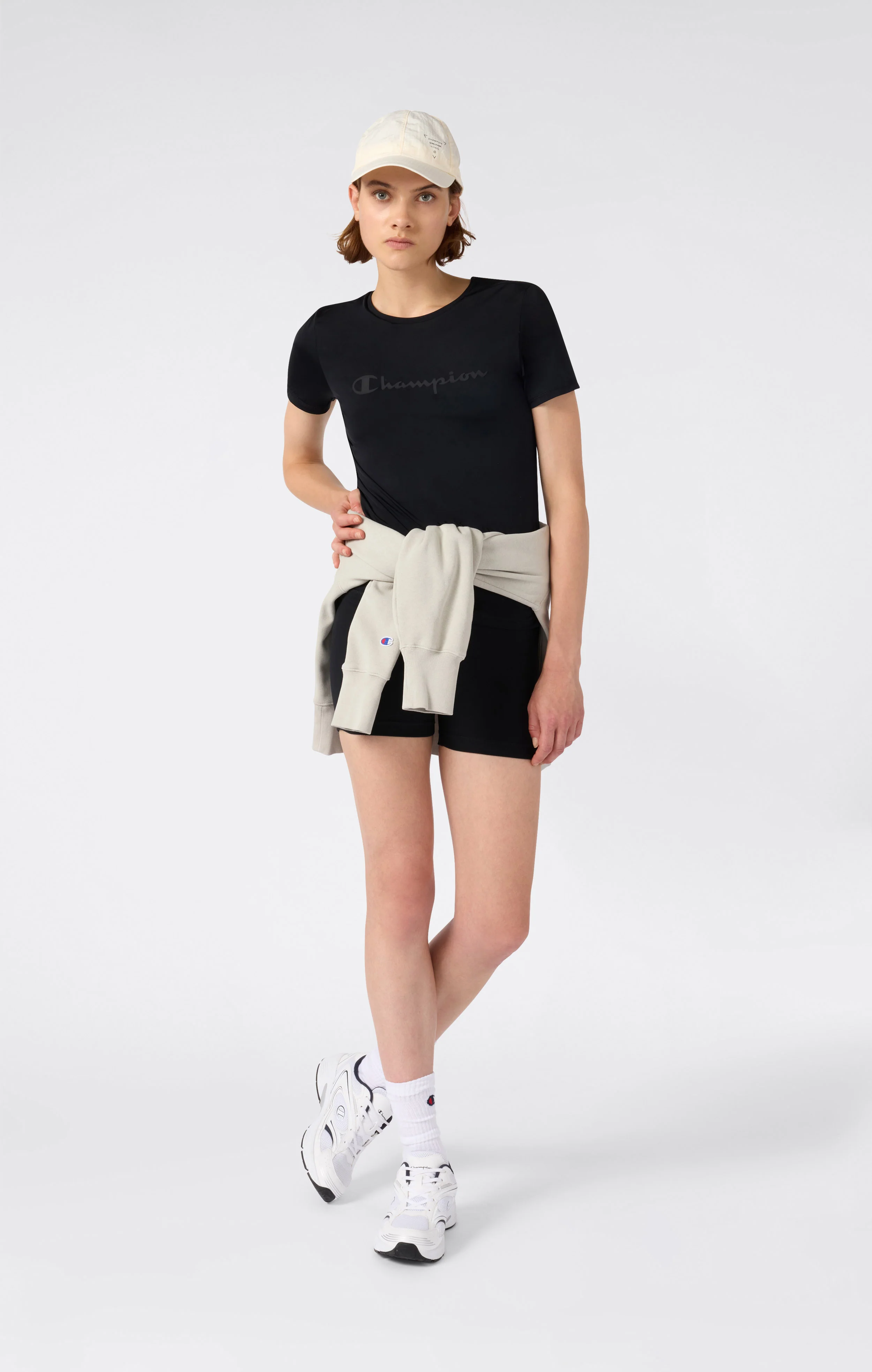 Women’s Crewneck Stretch T-shirt - Image 2