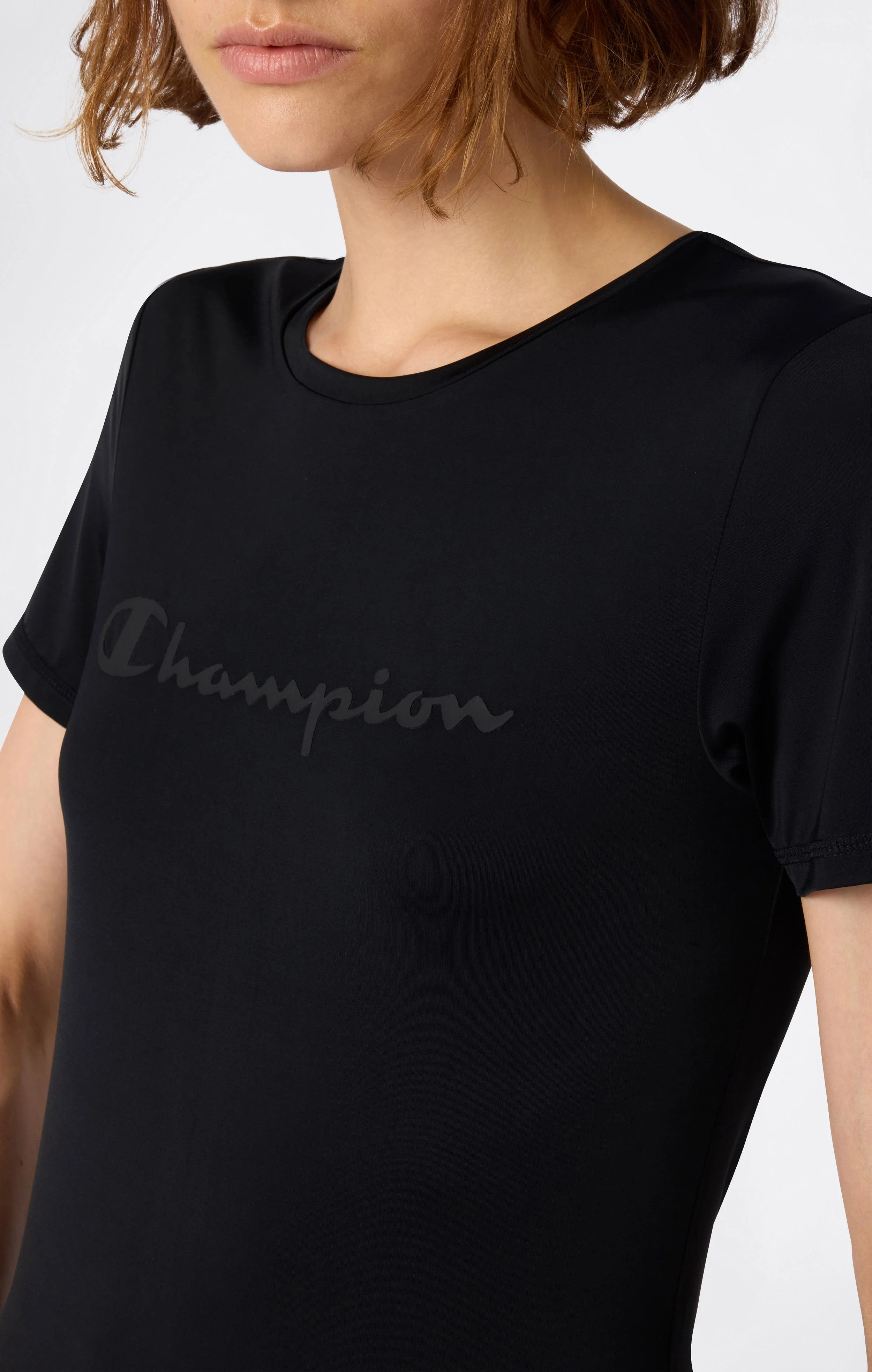 Women’s Crewneck Stretch T-shirt - Image 3