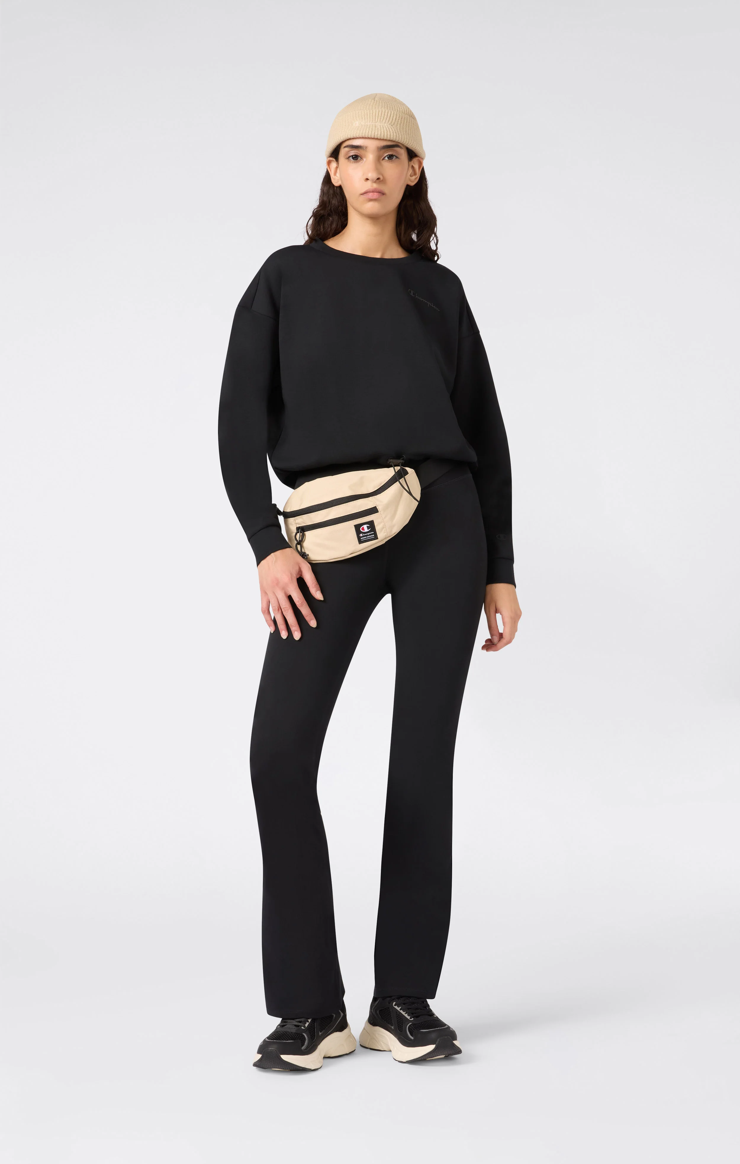 Women’s Crewneck Sweatshirt with Adjustable Hem C-Tech - Image 2