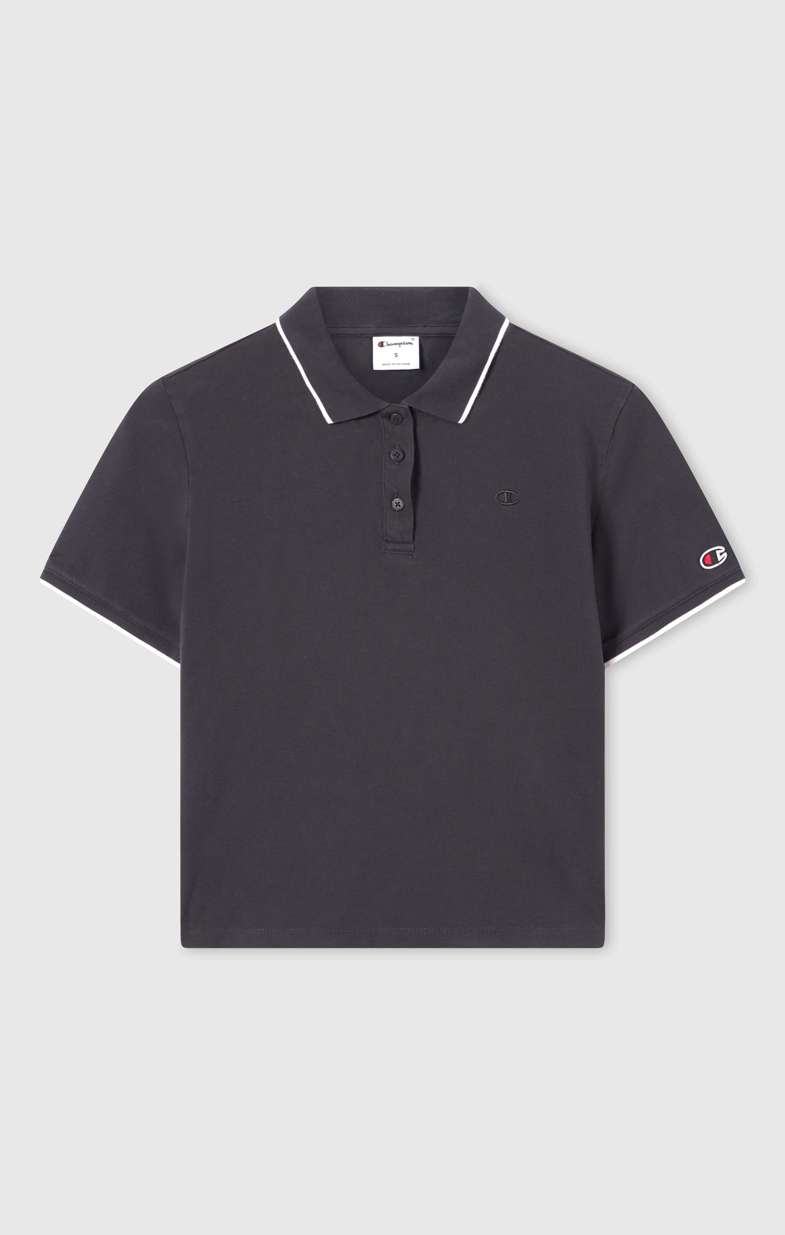 Women’s Cropped Polo Shirt - Image 5