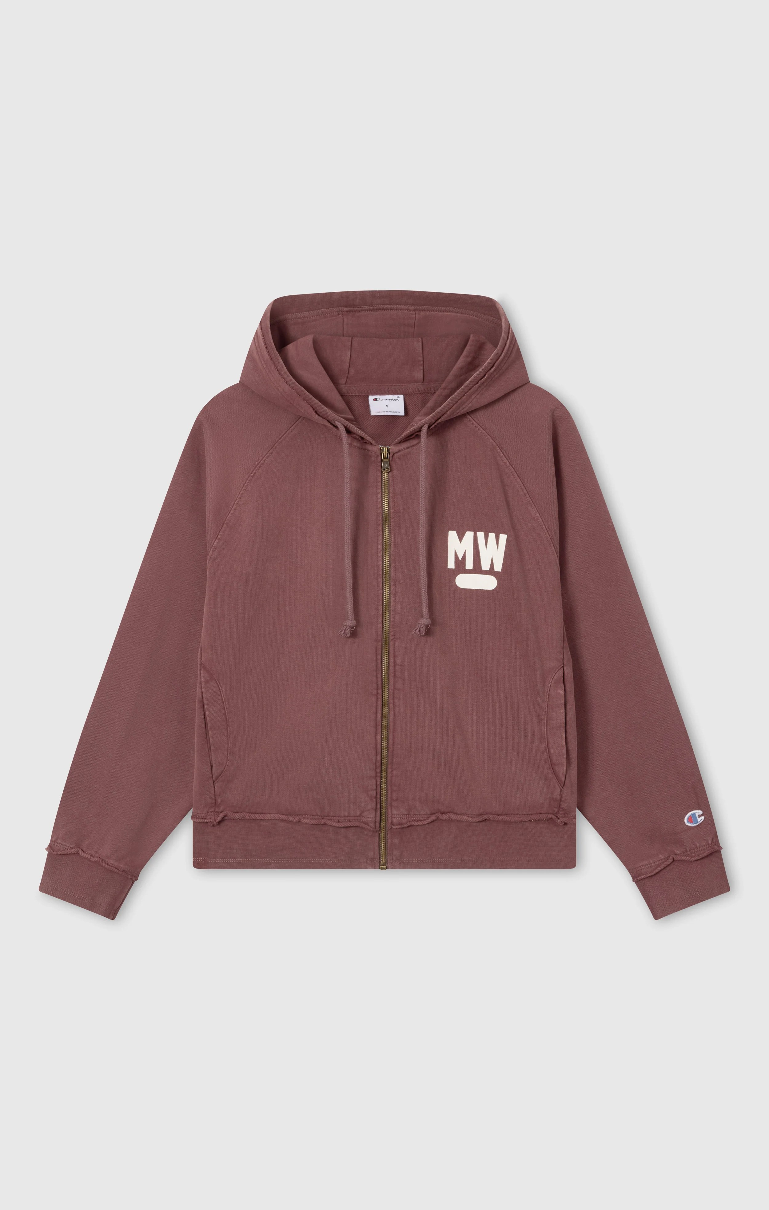 Women’s East West Hooded Full Zip Sweatshirt - Image 5