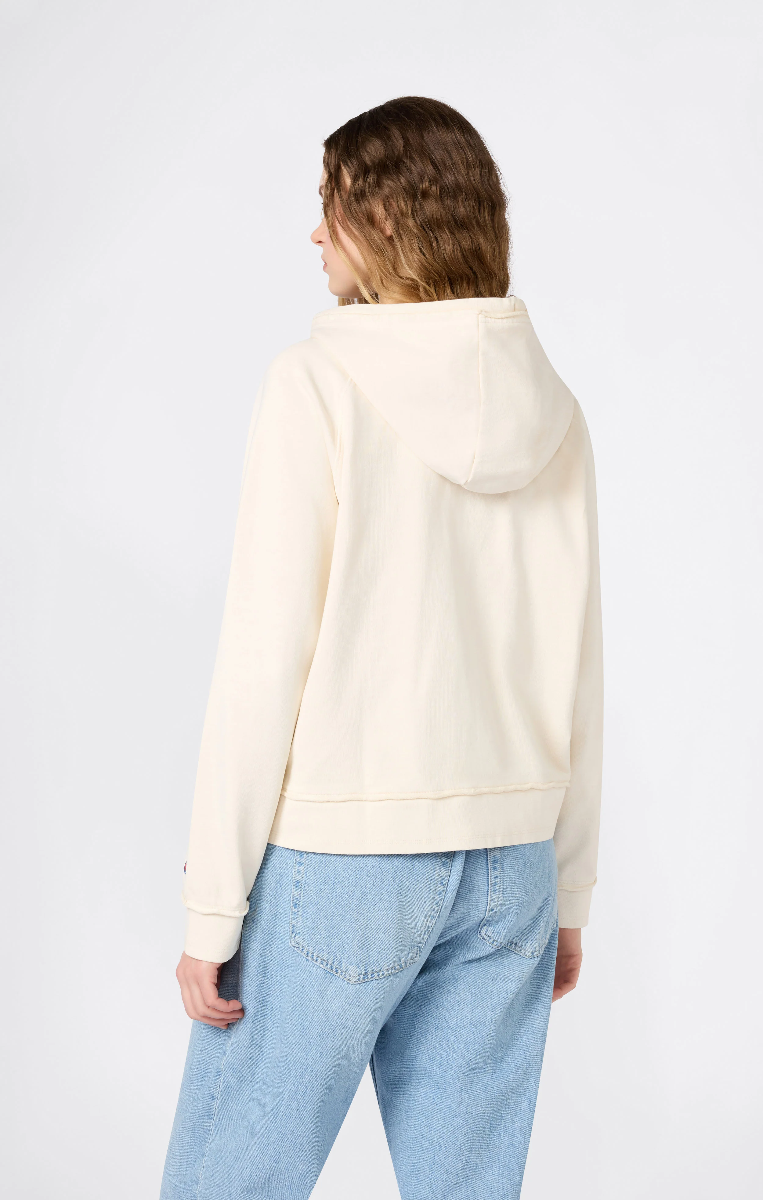 Women’s East West Hooded Full Zip Sweatshirt - Image 4