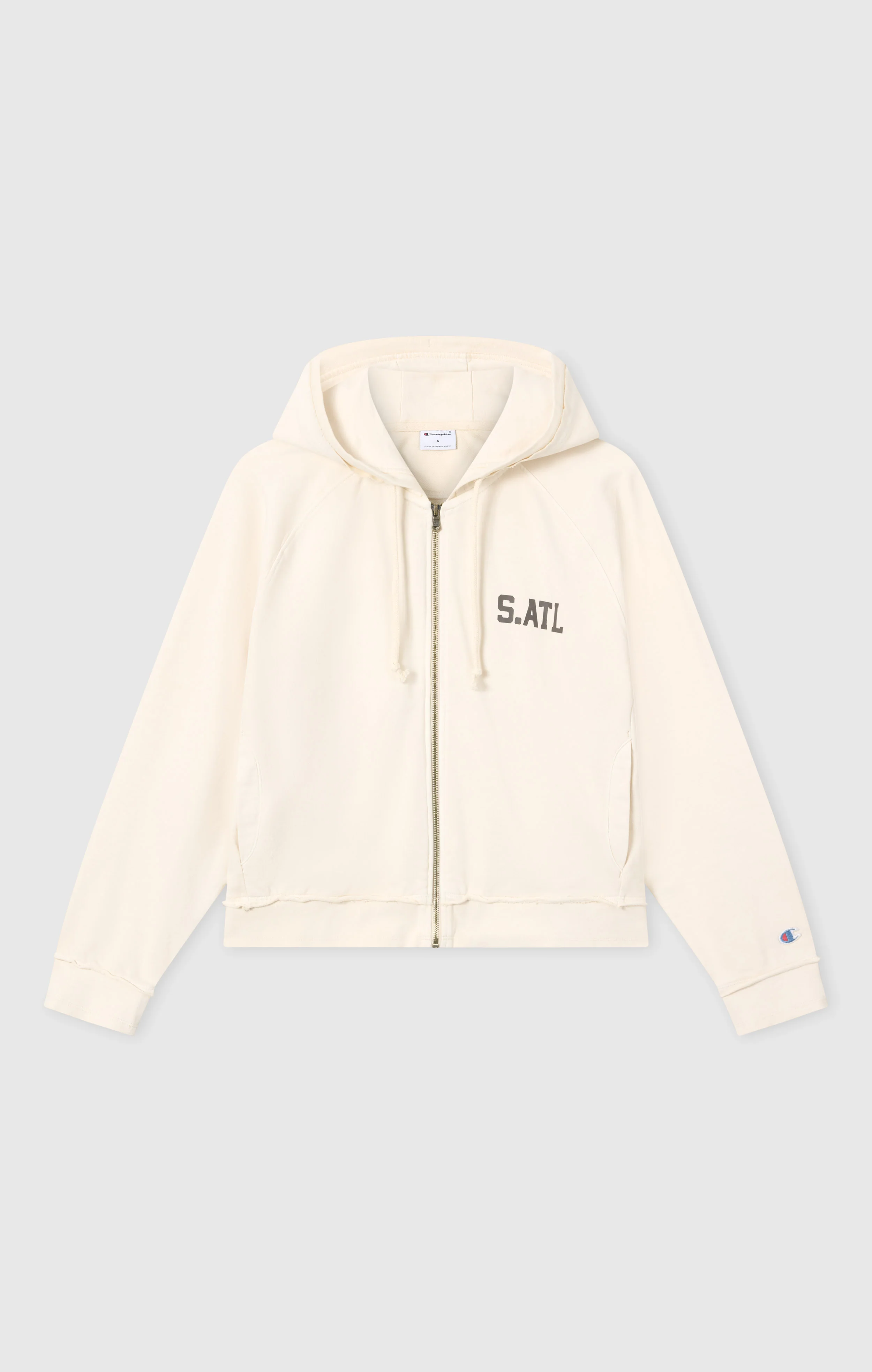 Women’s East West Hooded Full Zip Sweatshirt - Image 5