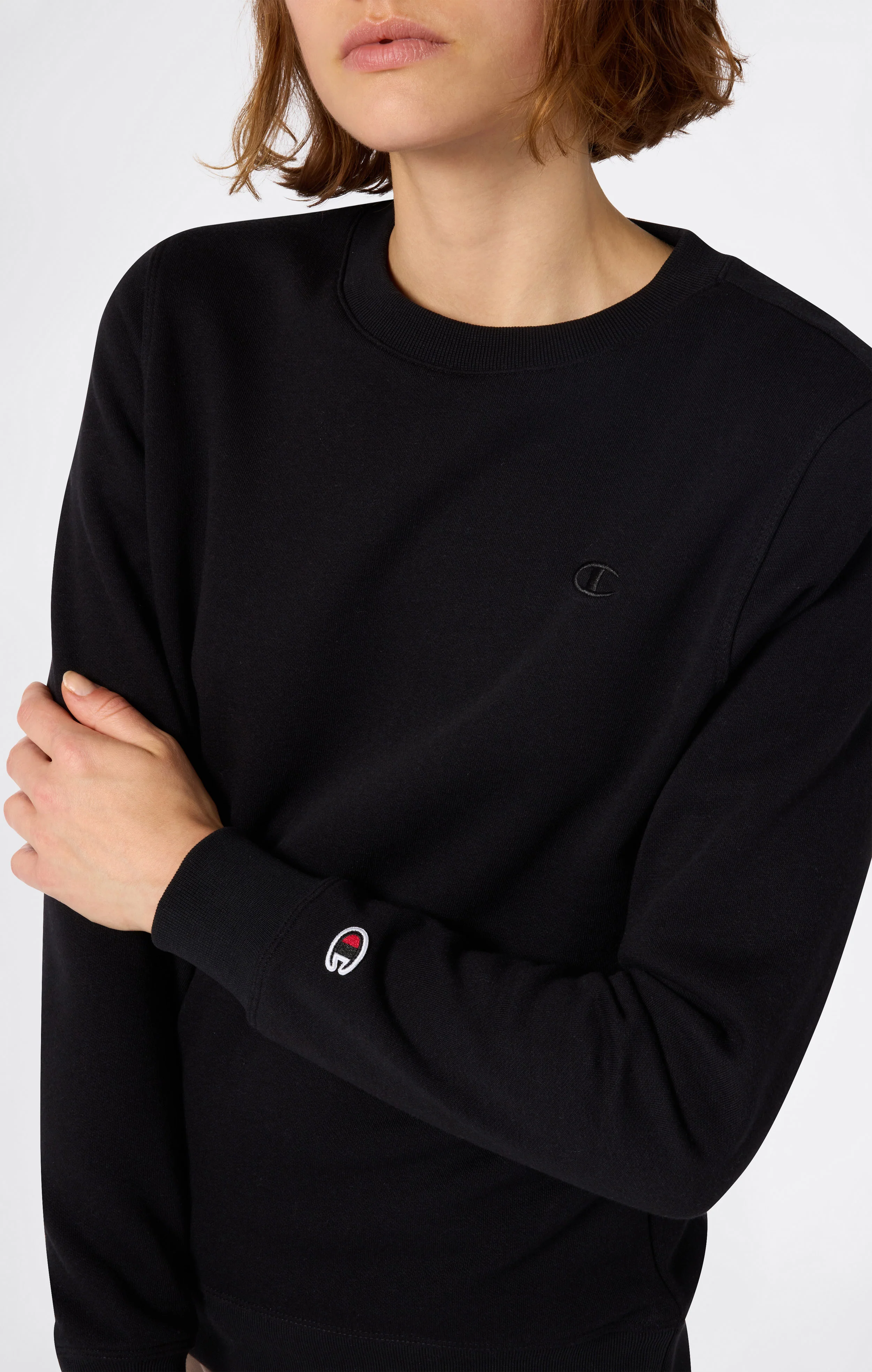 Women’s Fleece Crewneck Sweatshirt Icons - Image 4