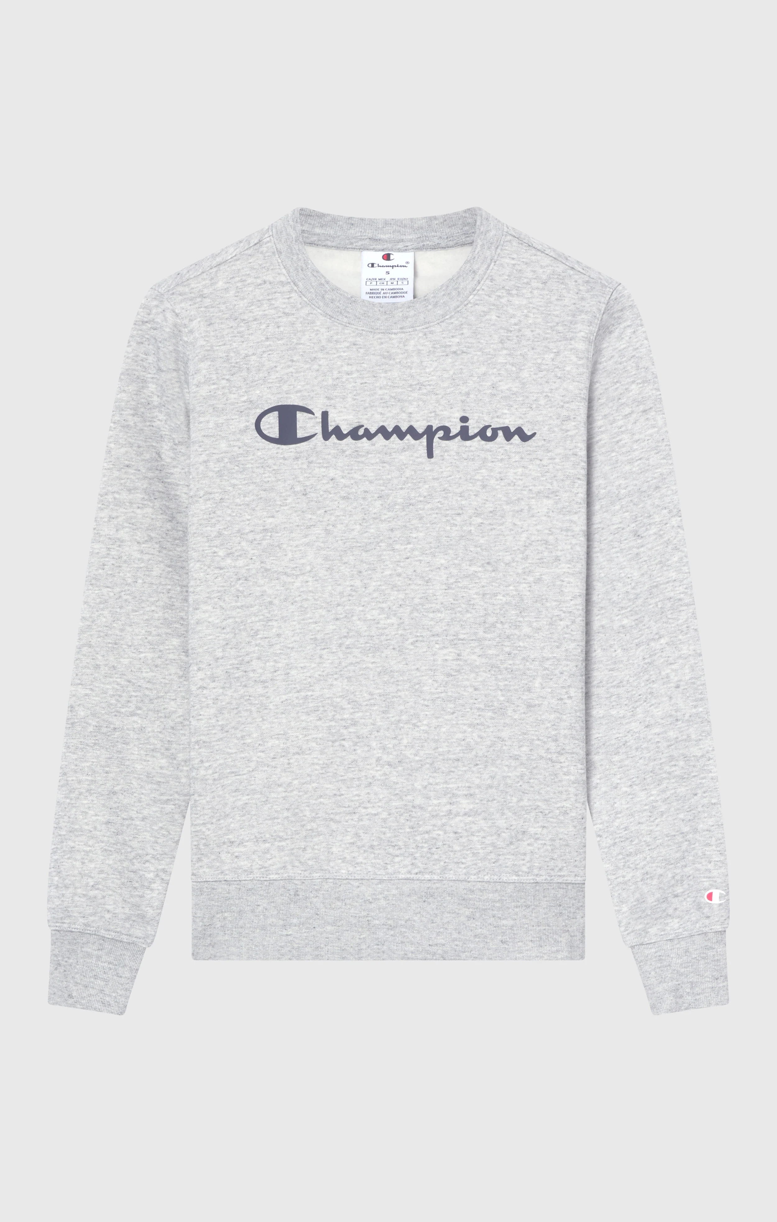 Women's Fleece Crewneck Sweatshirt Script Logo - Image 6