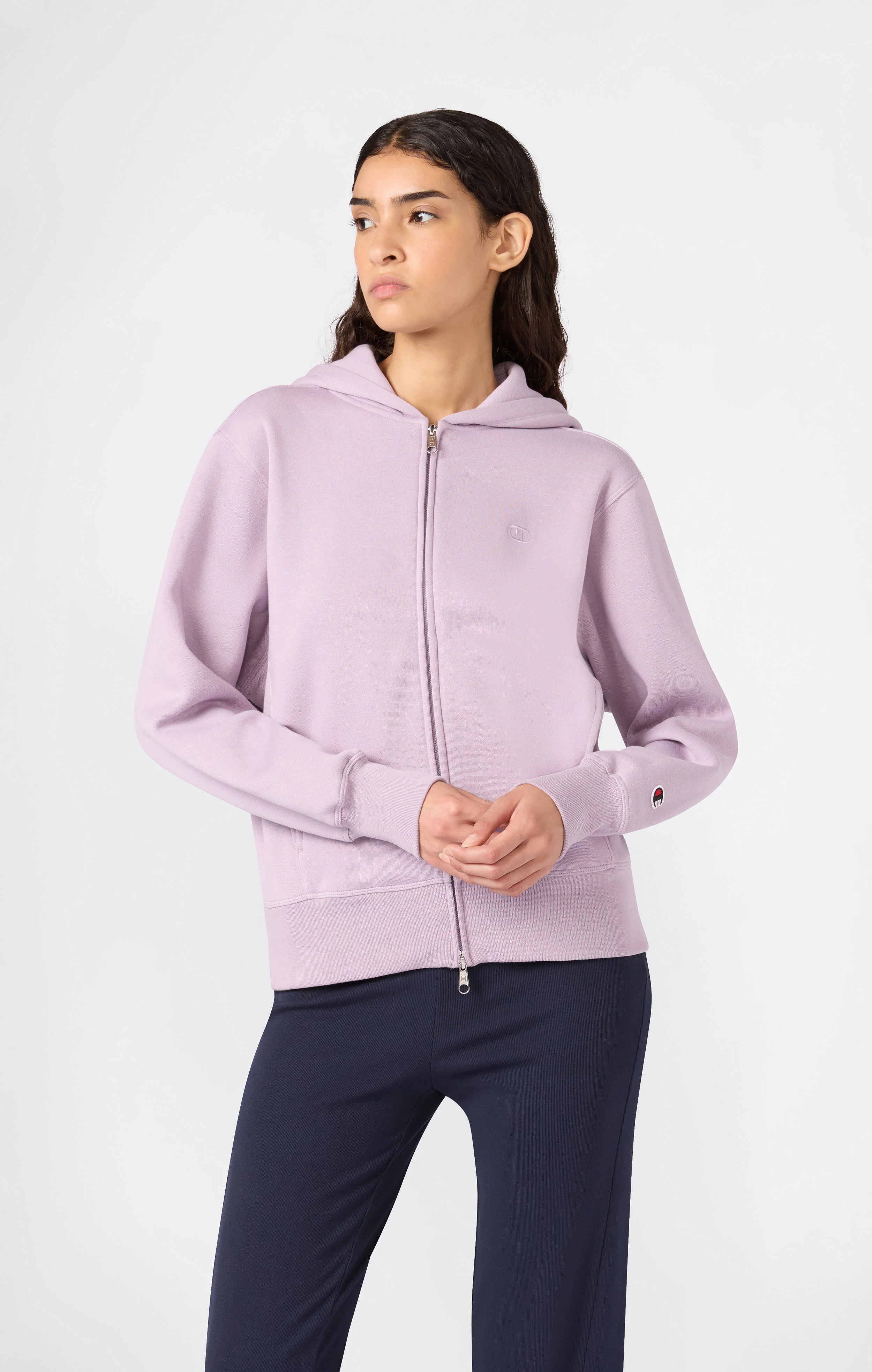 Women's Fleece Full Zip Hoodie Icons - Image 3