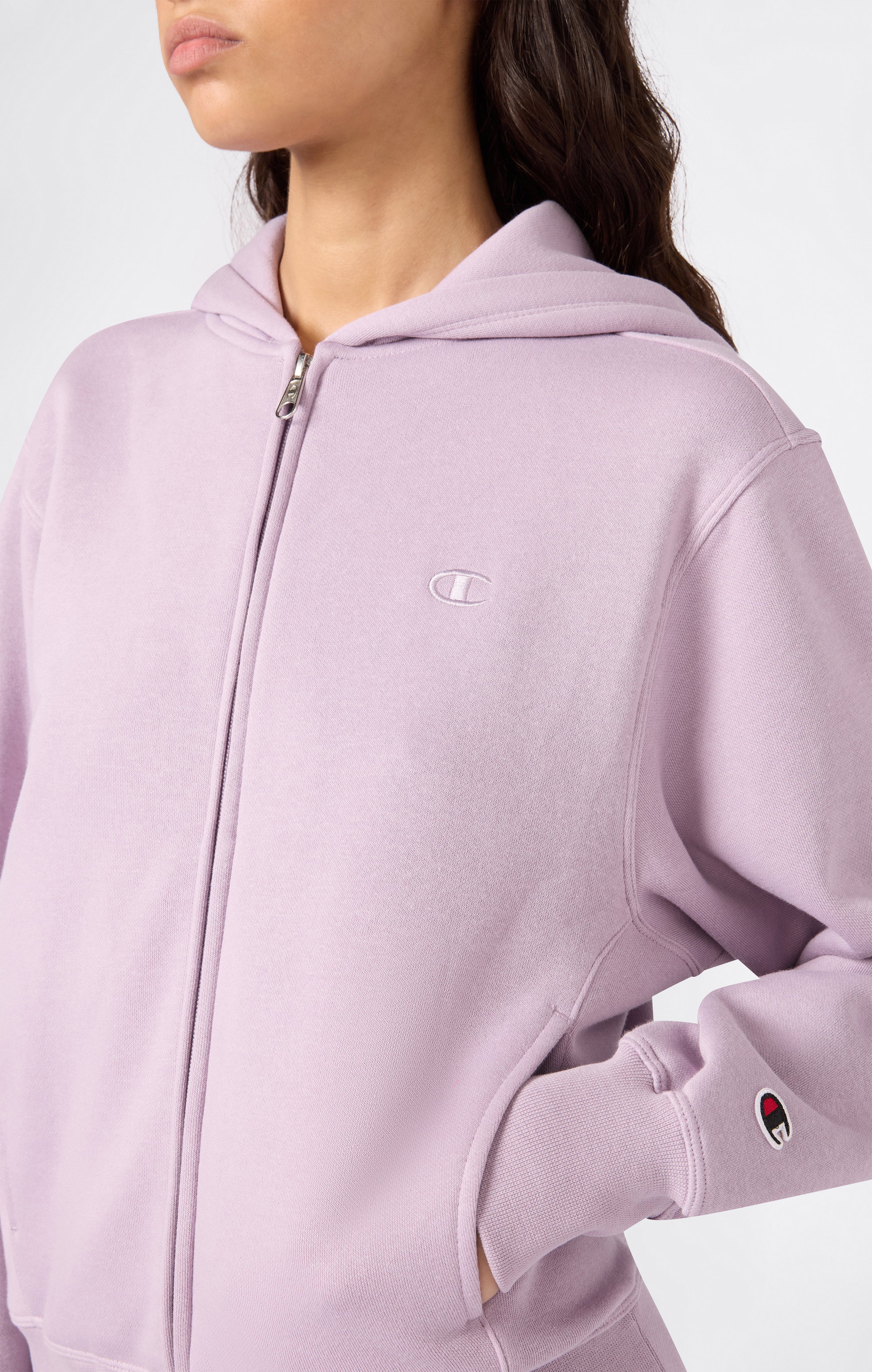 Women's Fleece Full Zip Hoodie Icons - Image 4