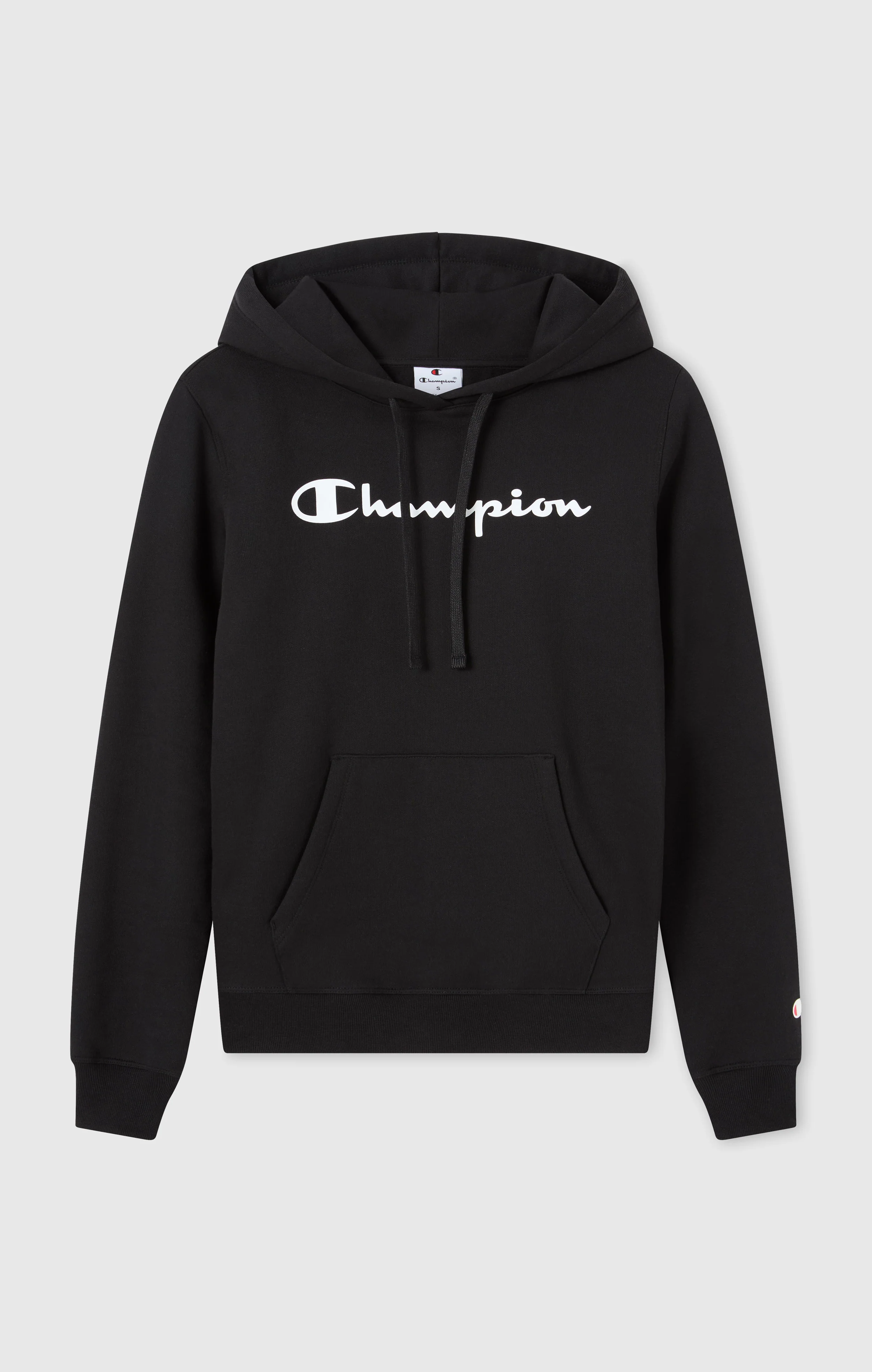 Women's Fleece Hooded Sweatshirt Script Logo - Image 5