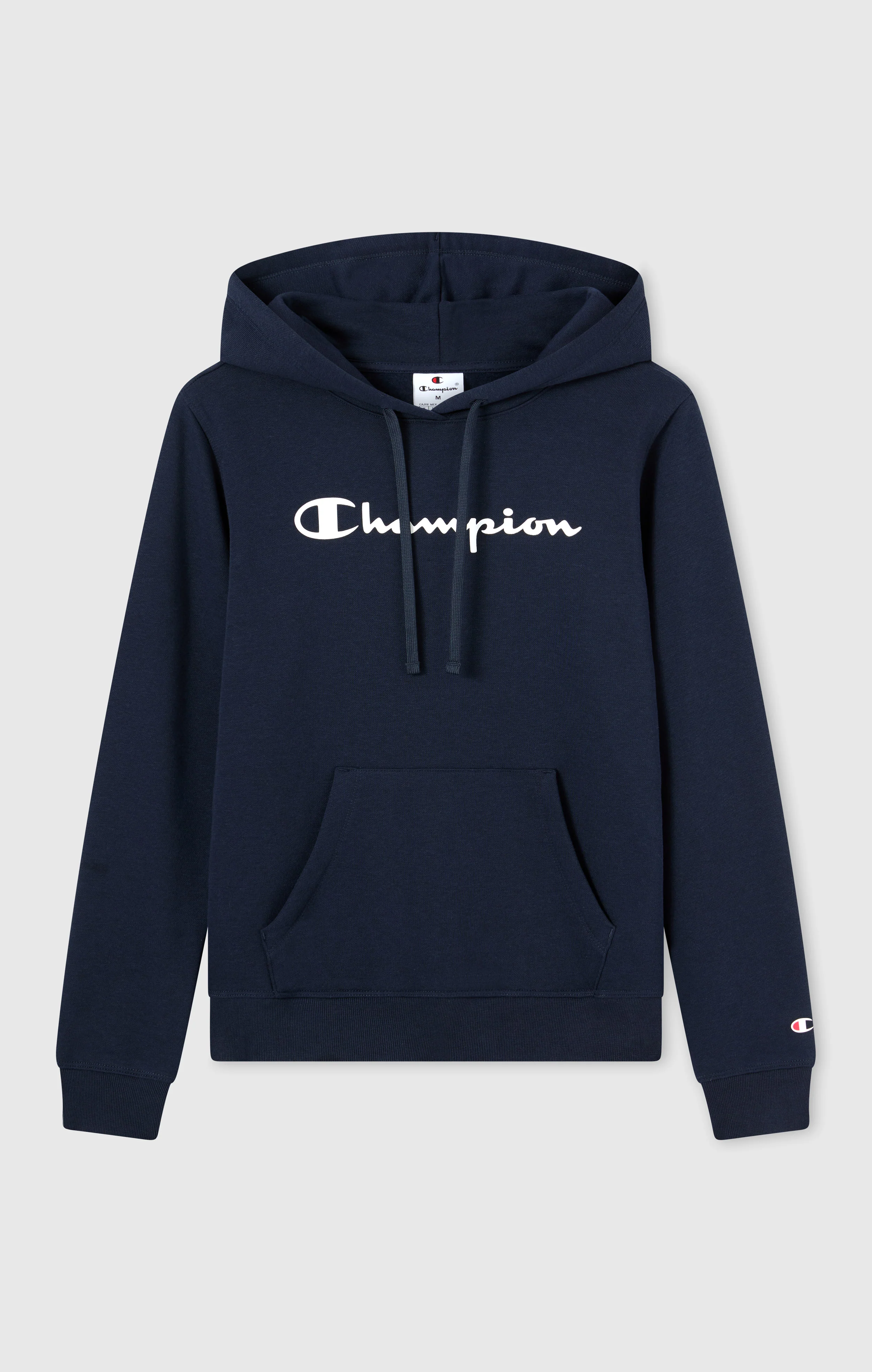 Women's Fleece Hooded Sweatshirt Script Logo - Image 5