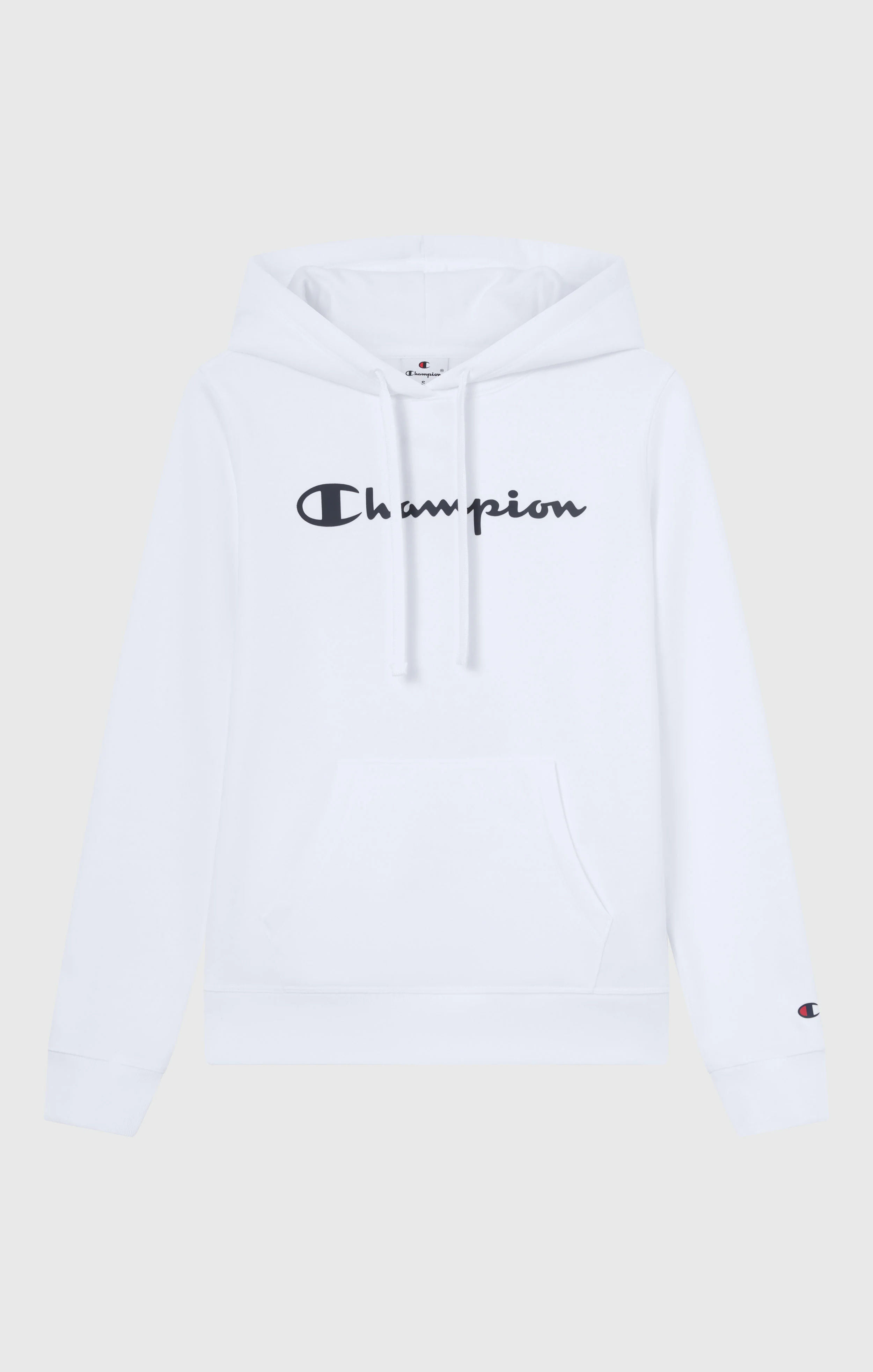 Women's Fleece Hooded Sweatshirt Script Logo - Image 6