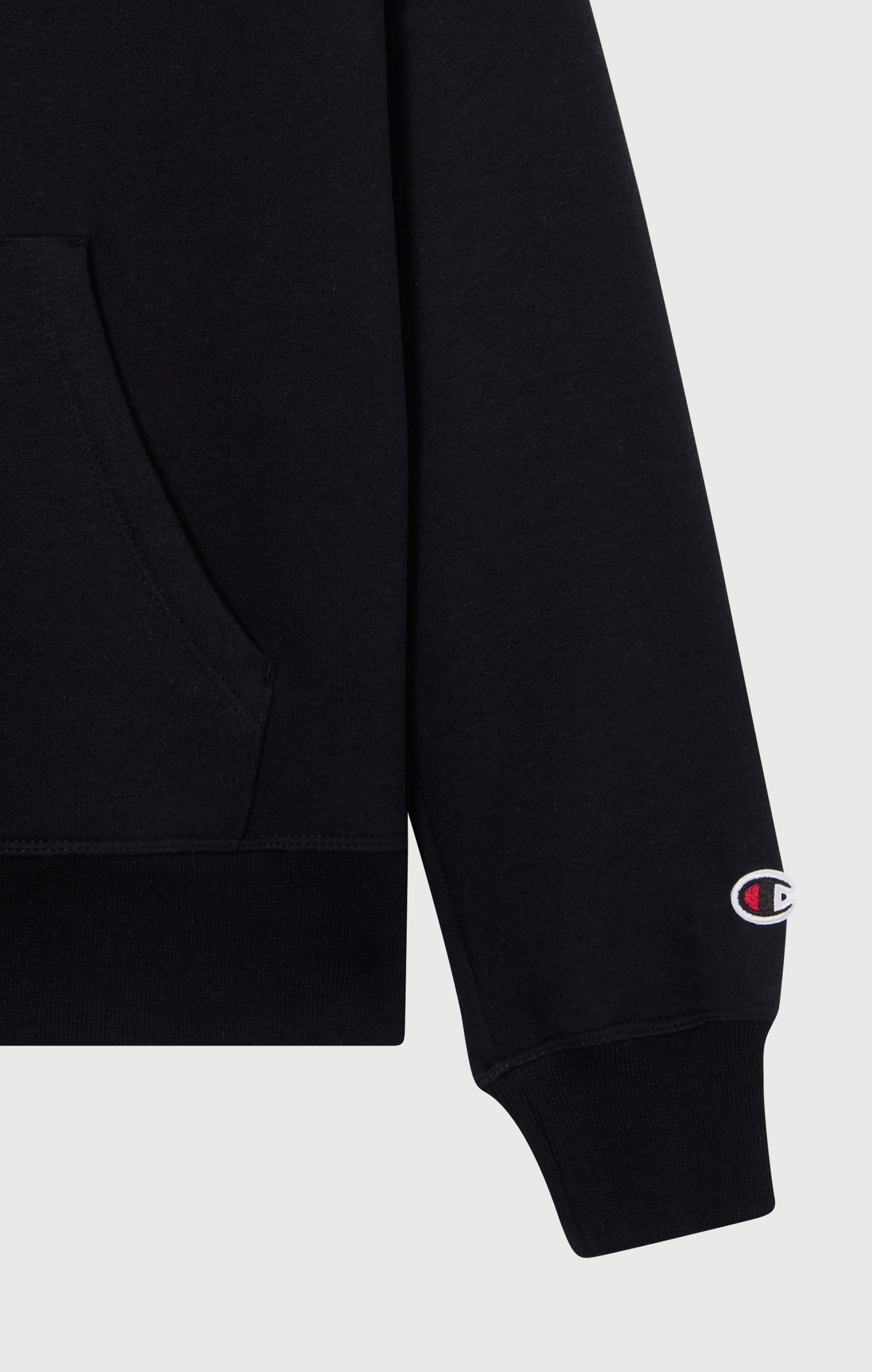 Women’s Fleece Hoodie with Big Embroidered Logo Icons - Image 6