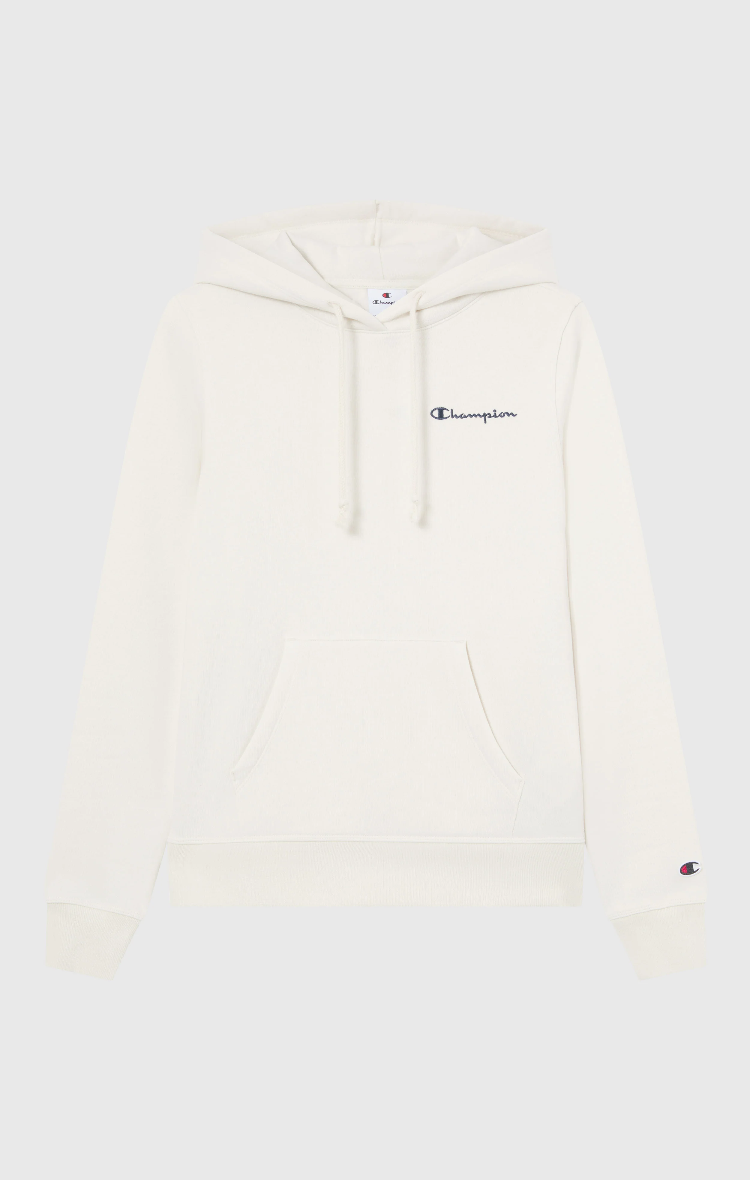 Women’s Fleece Hoodie with Small Embroidered Logo Icons - Image 5