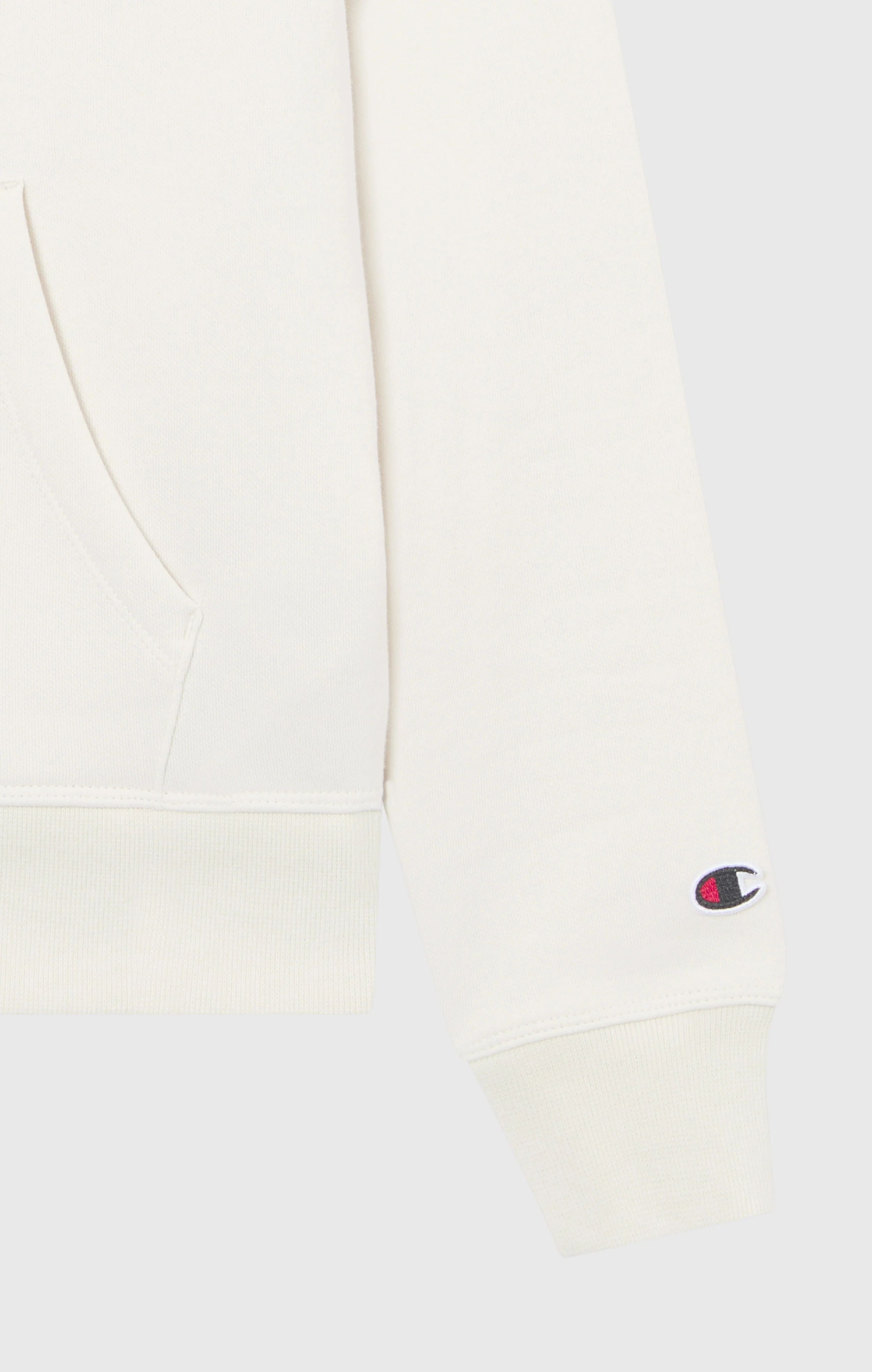 Women’s Fleece Hoodie with Small Embroidered Logo Icons - Image 6