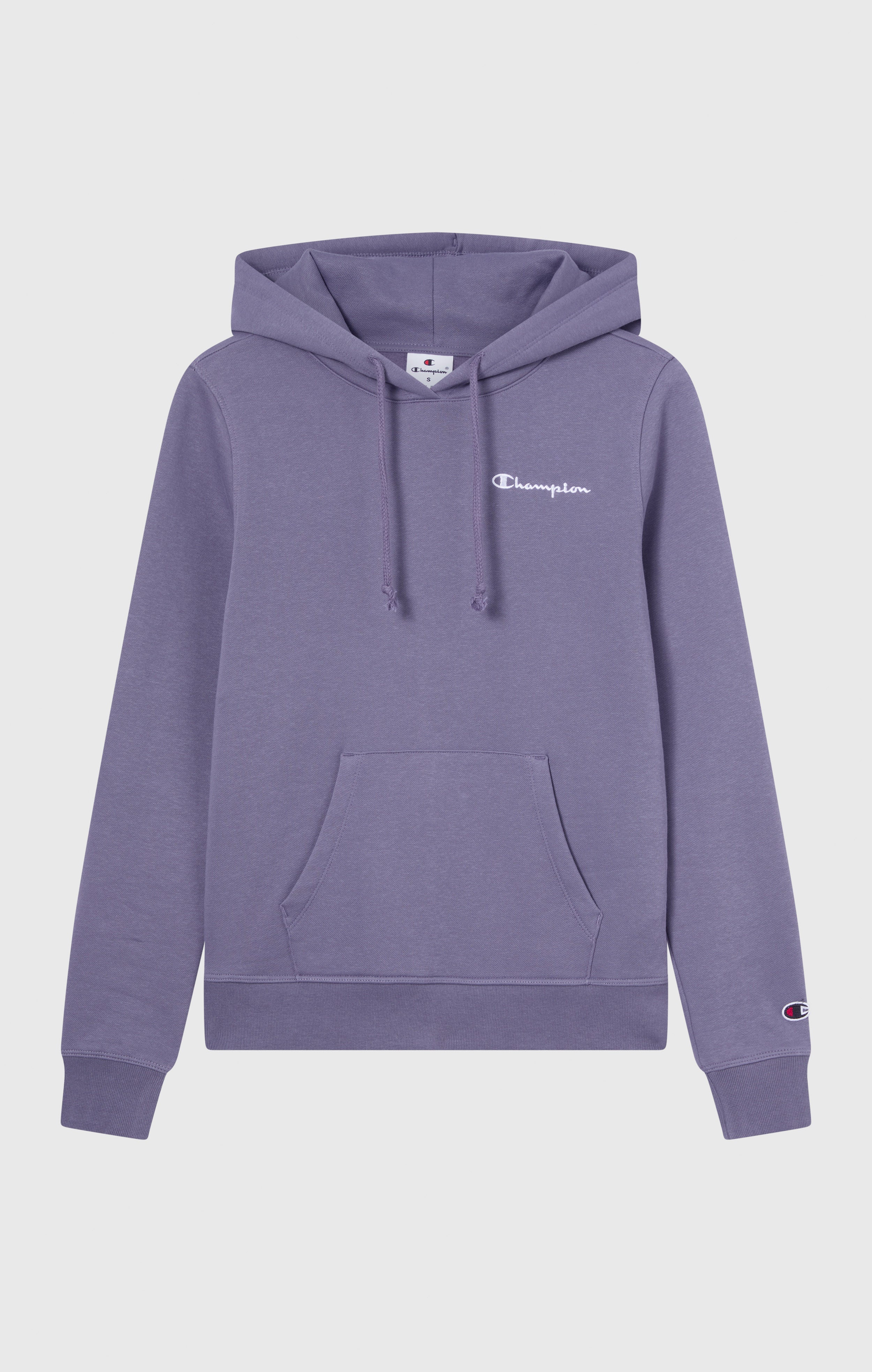 Women’s Fleece Hoodie with Small Embroidered Logo Icons - Image 5