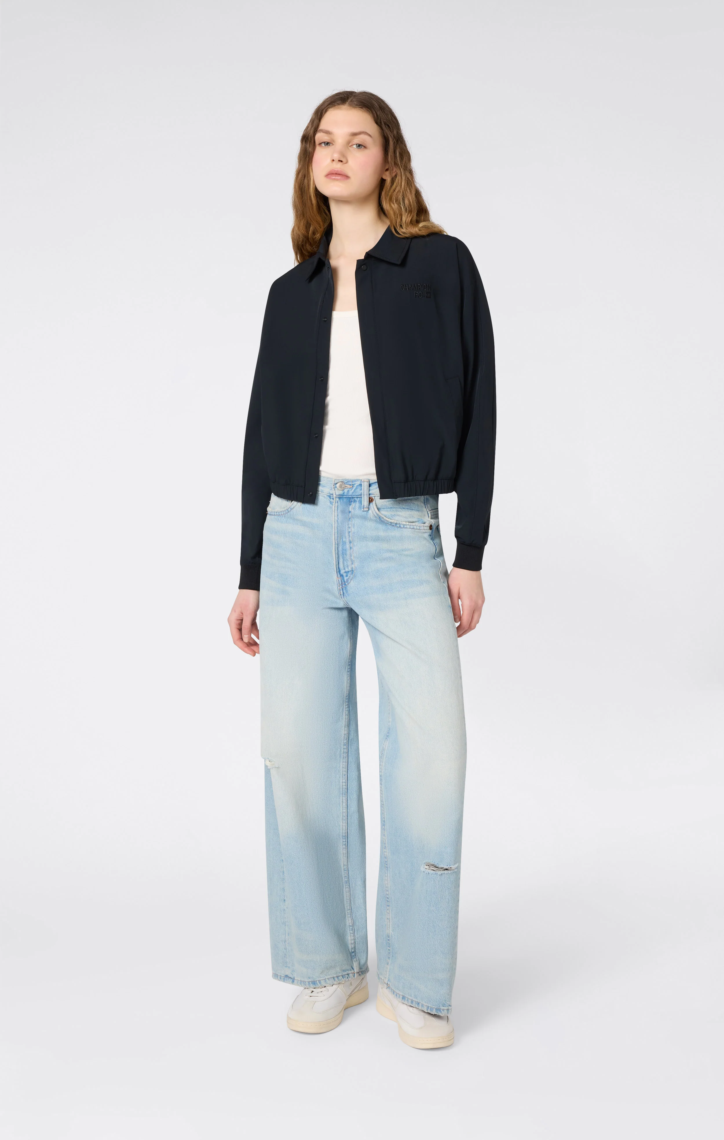 Women’s Full Zip Bomber Jacket - Image 2