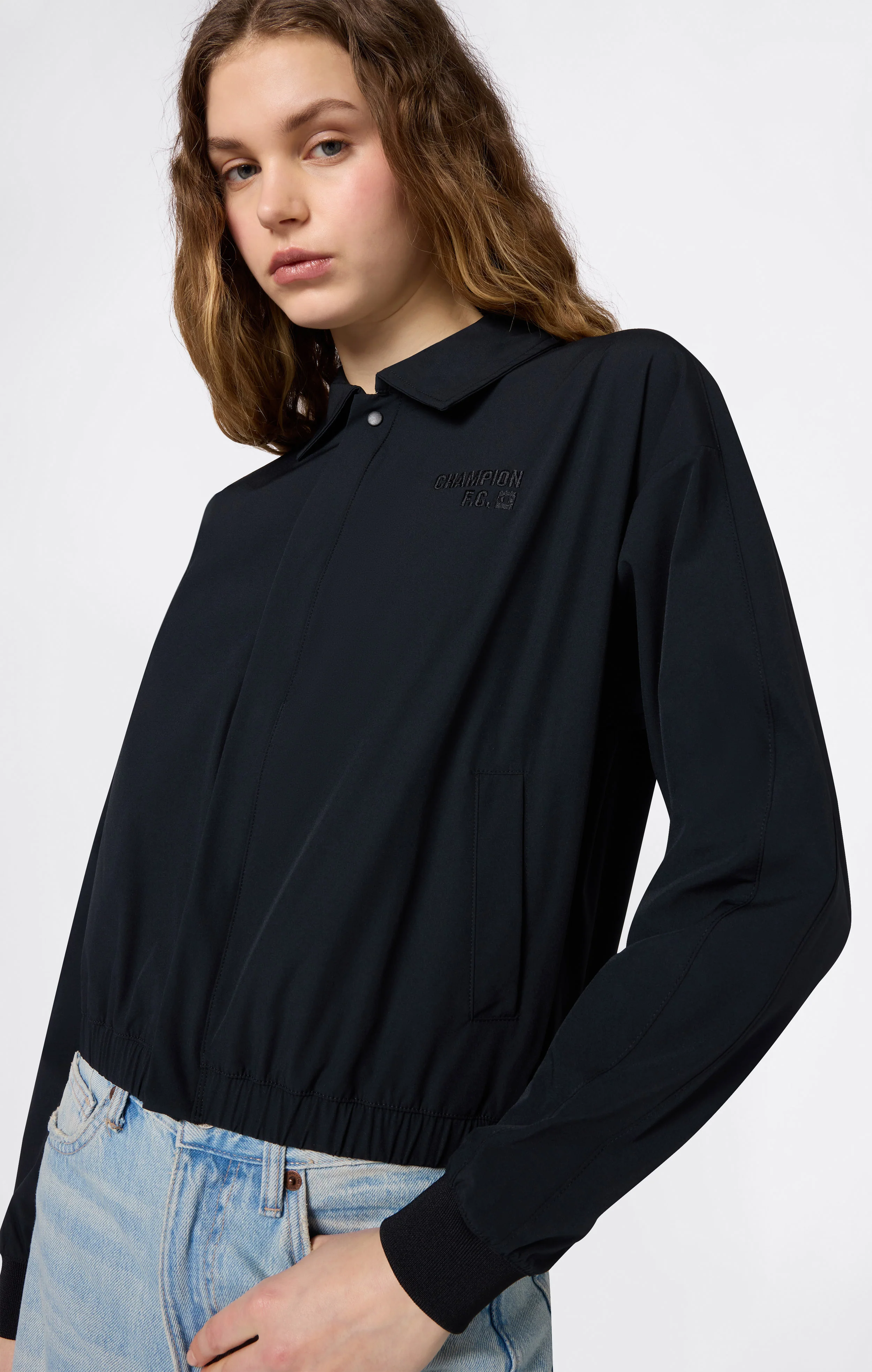 Women’s Full Zip Bomber Jacket - Image 3