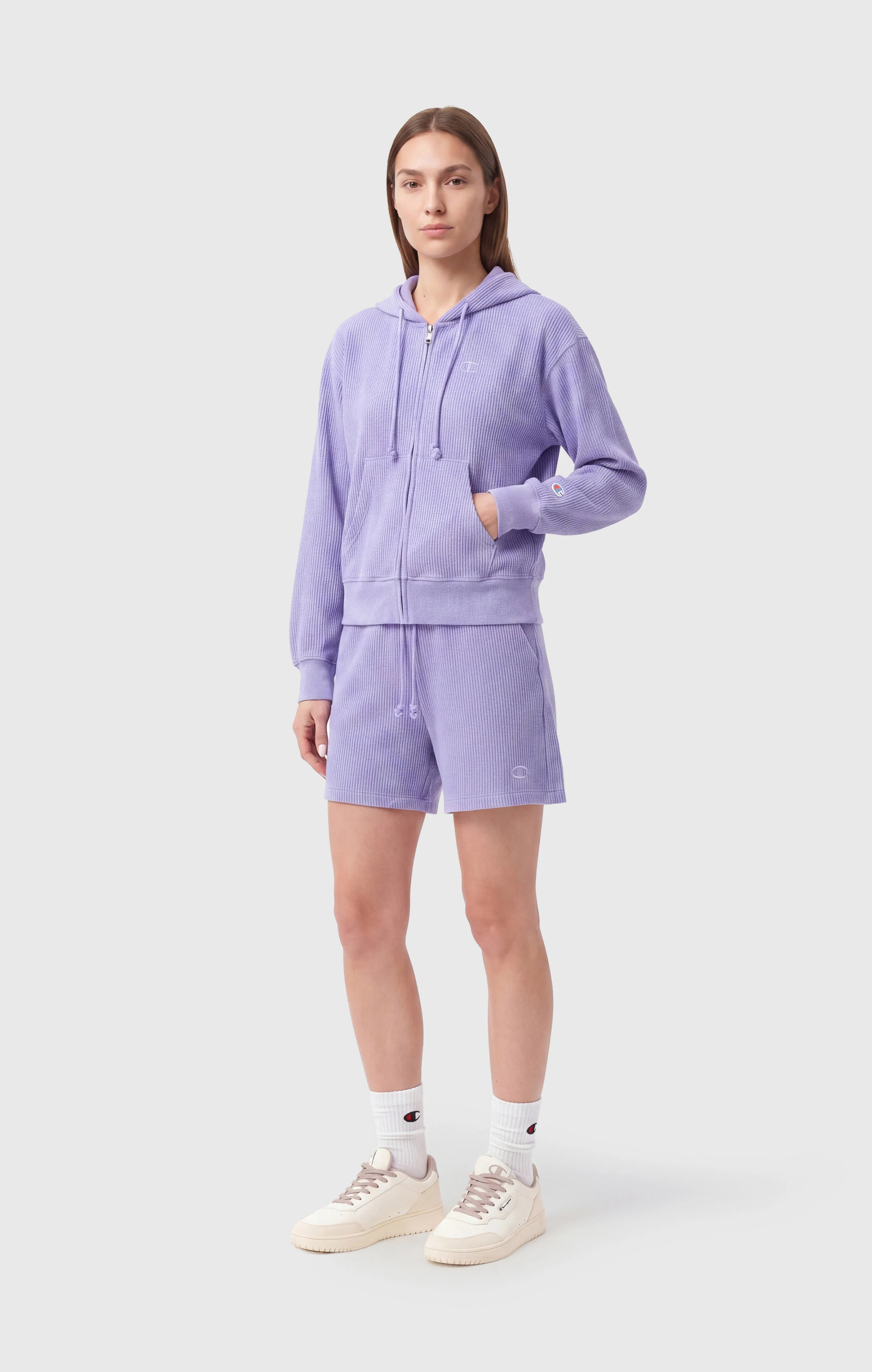 Women’s Full Zip Cotton Hoodie - Image 2
