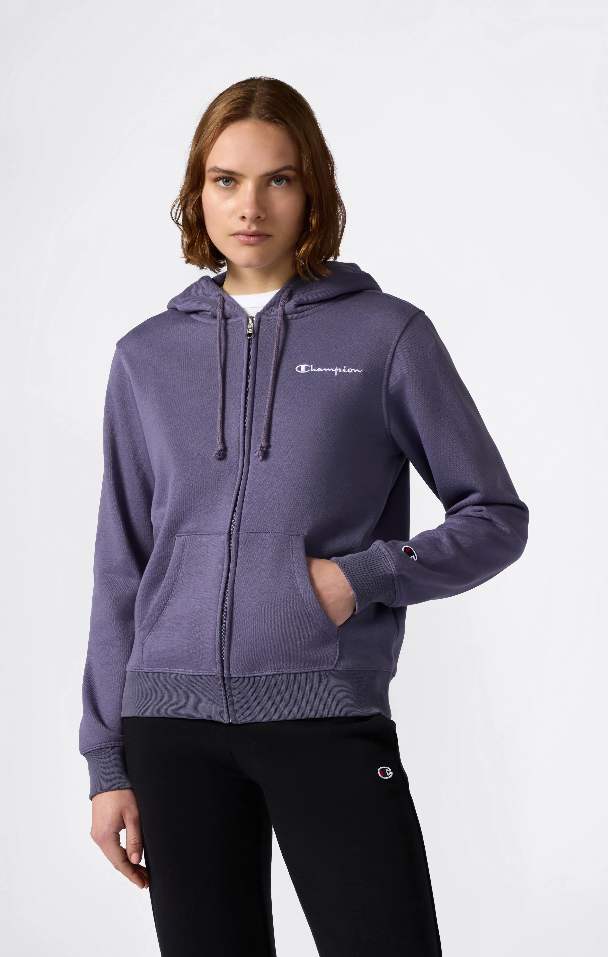 Women's Full Zip Fleece Hoodie Icons