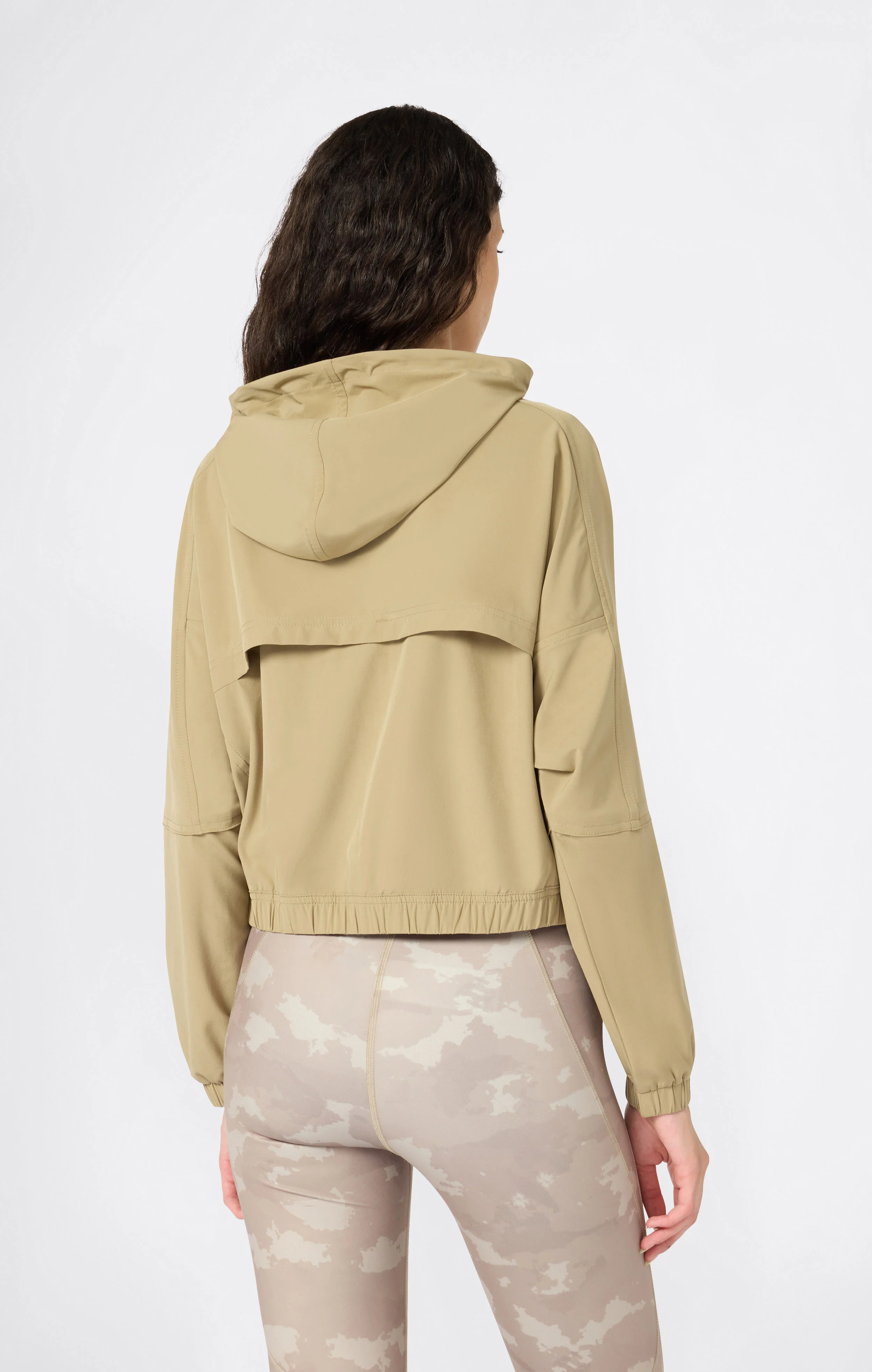 Women’s Full Zip Hooded Jacket in Stretch Fabric - Image 3