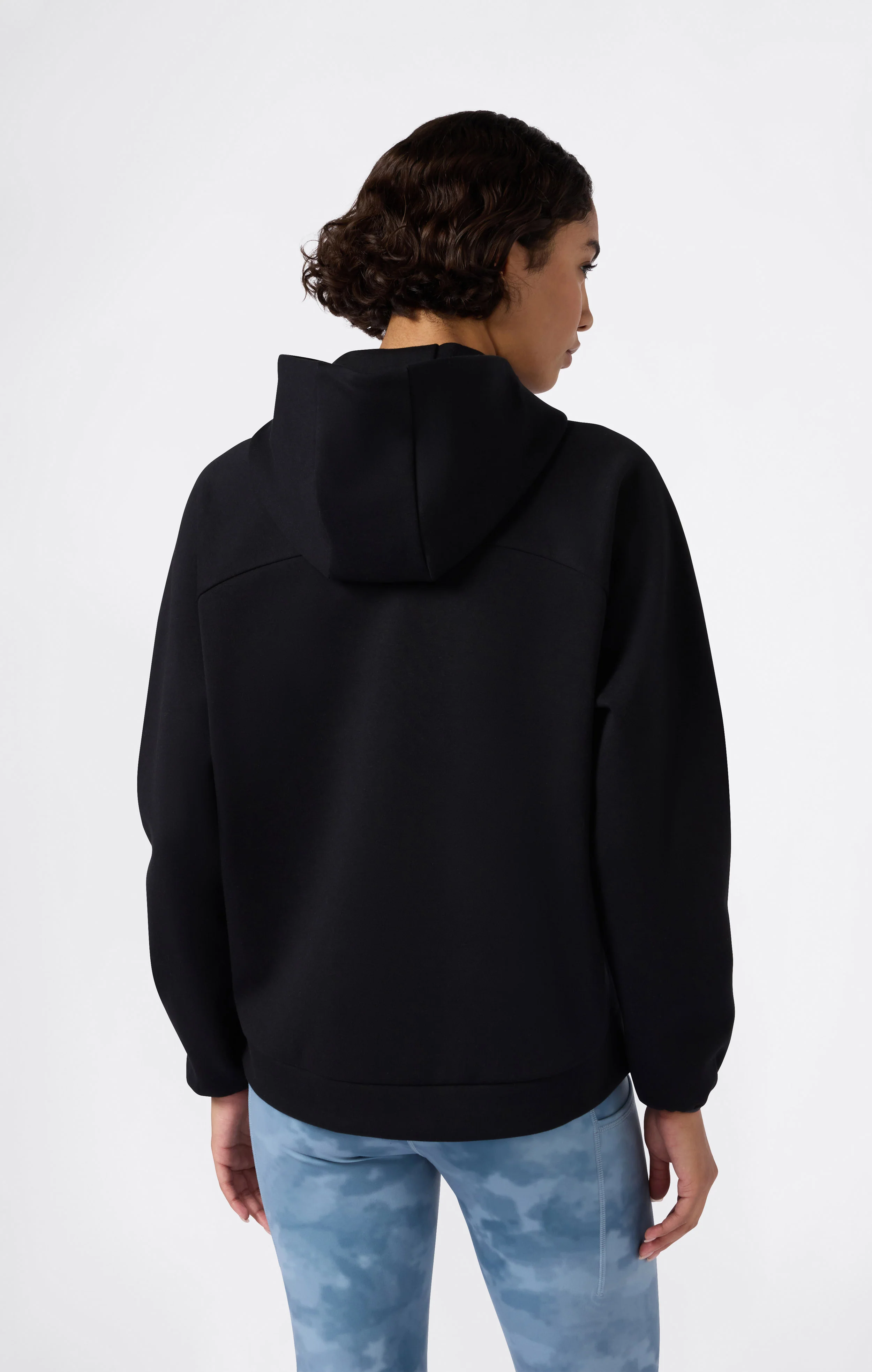 Women’s Full Zip Hoodie Stretch Poly-Cotton Sweatshirt C-Tech - Image 5
