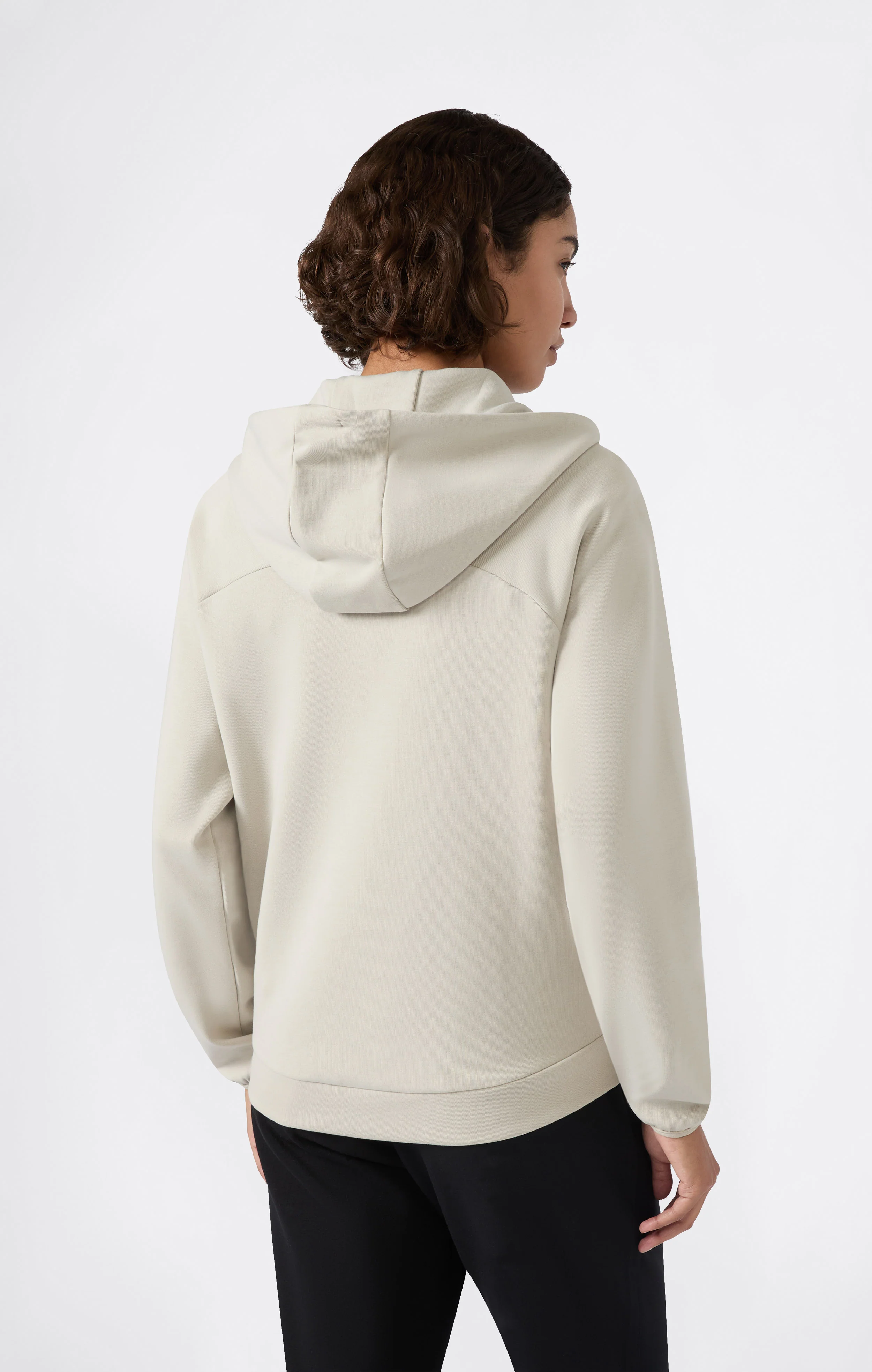 Women’s Full Zip Hoodie Stretch Poly-Cotton Sweatshirt C-Tech - Image 4