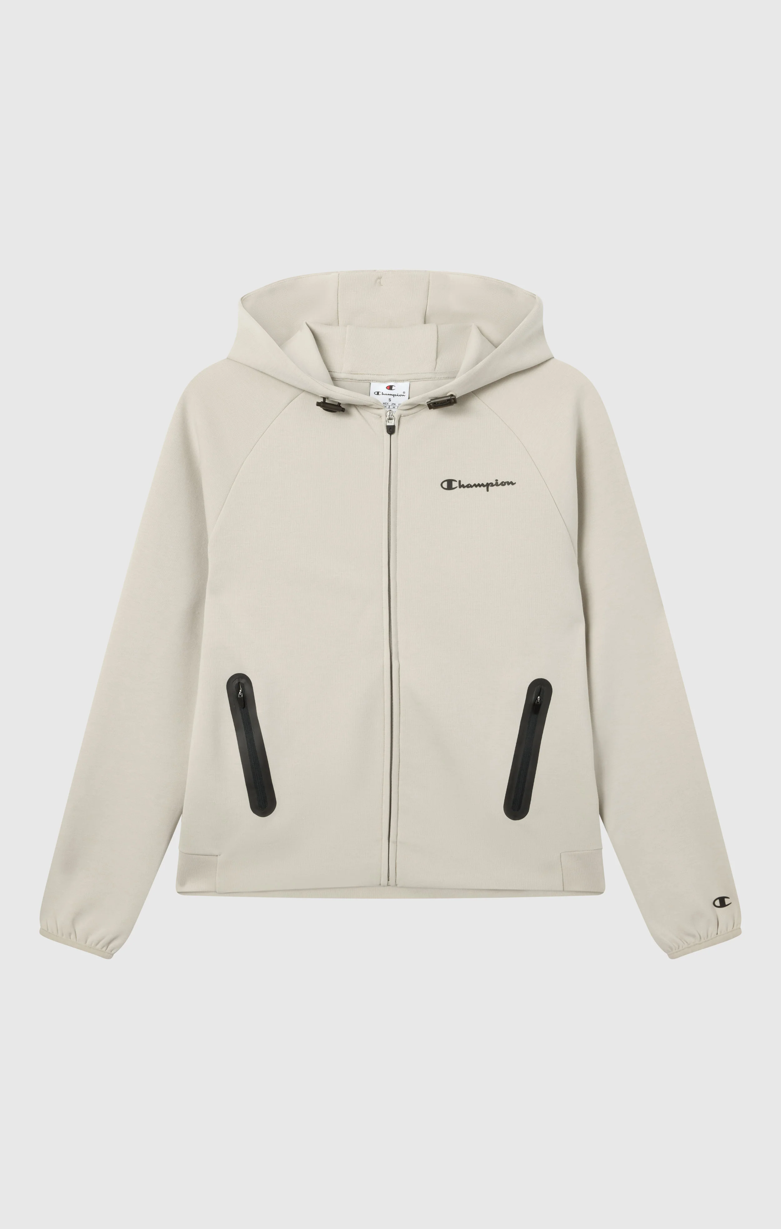 Women’s Full Zip Hoodie Stretch Poly-Cotton Sweatshirt C-Tech - Image 6