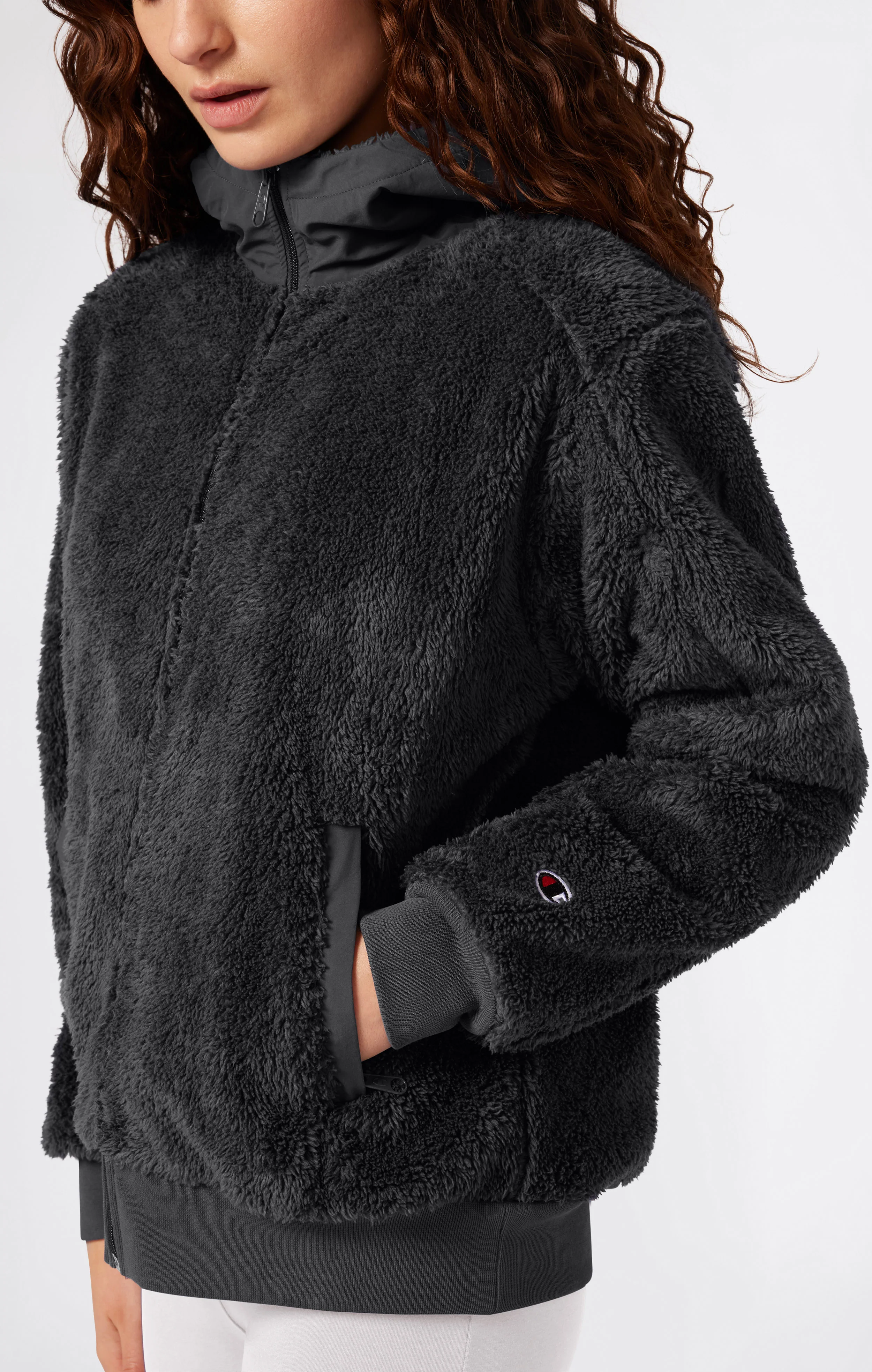 Women’s Polar Teddy Full-Zip Hoodie - Image 5