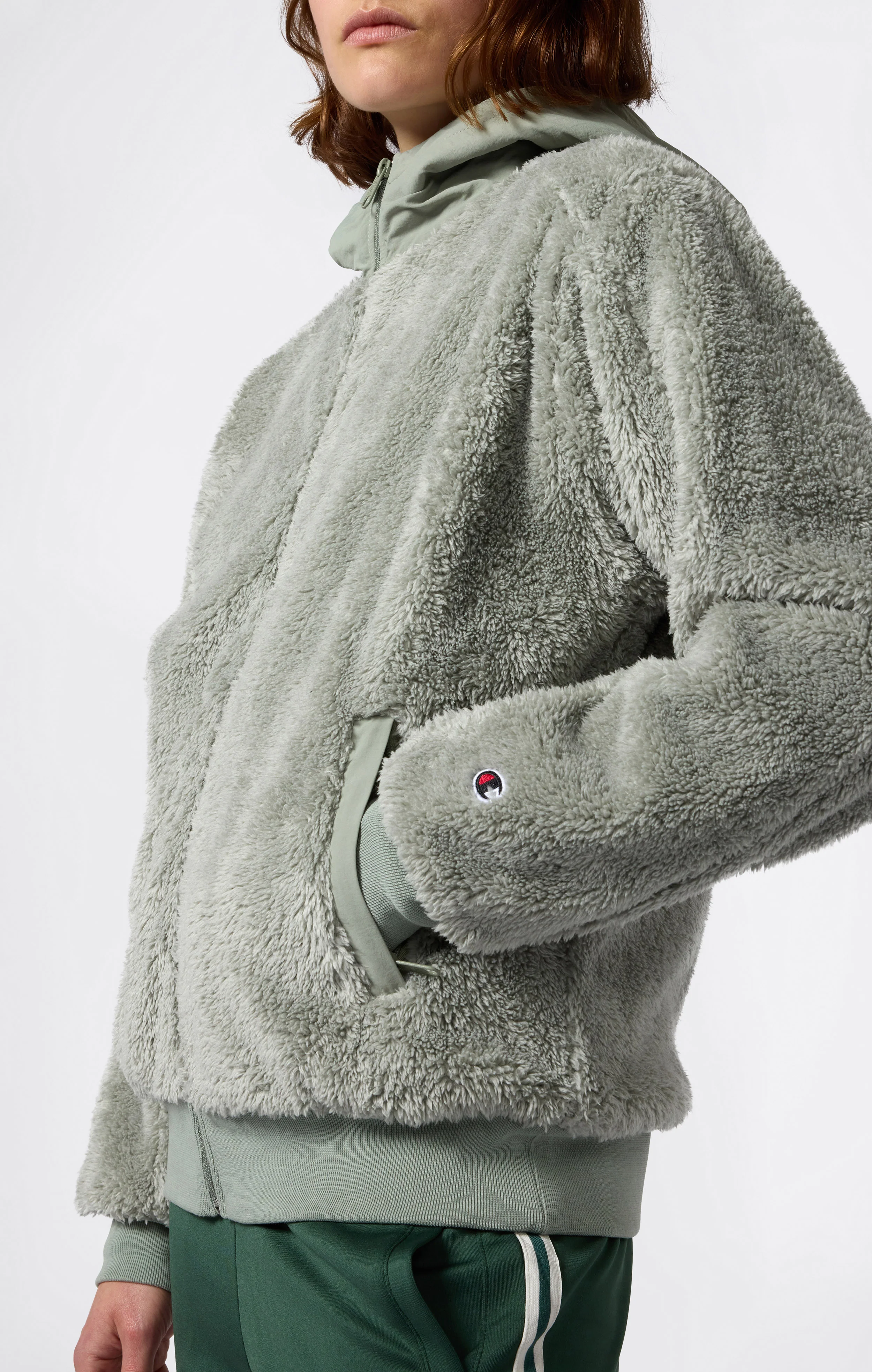 Women’s Polar Teddy Full-Zip Hoodie - Image 3