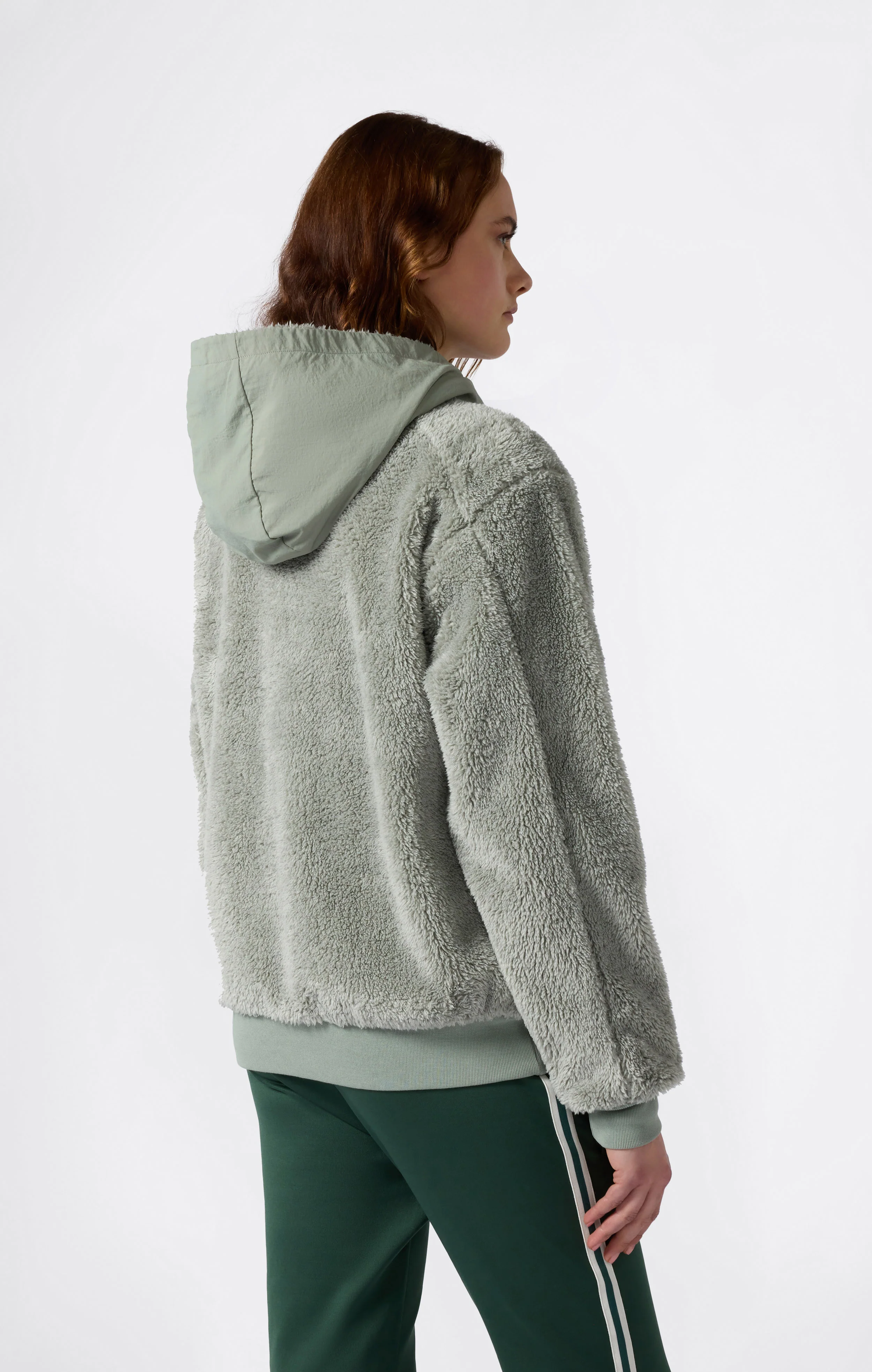 Women’s Polar Teddy Full-Zip Hoodie - Image 4