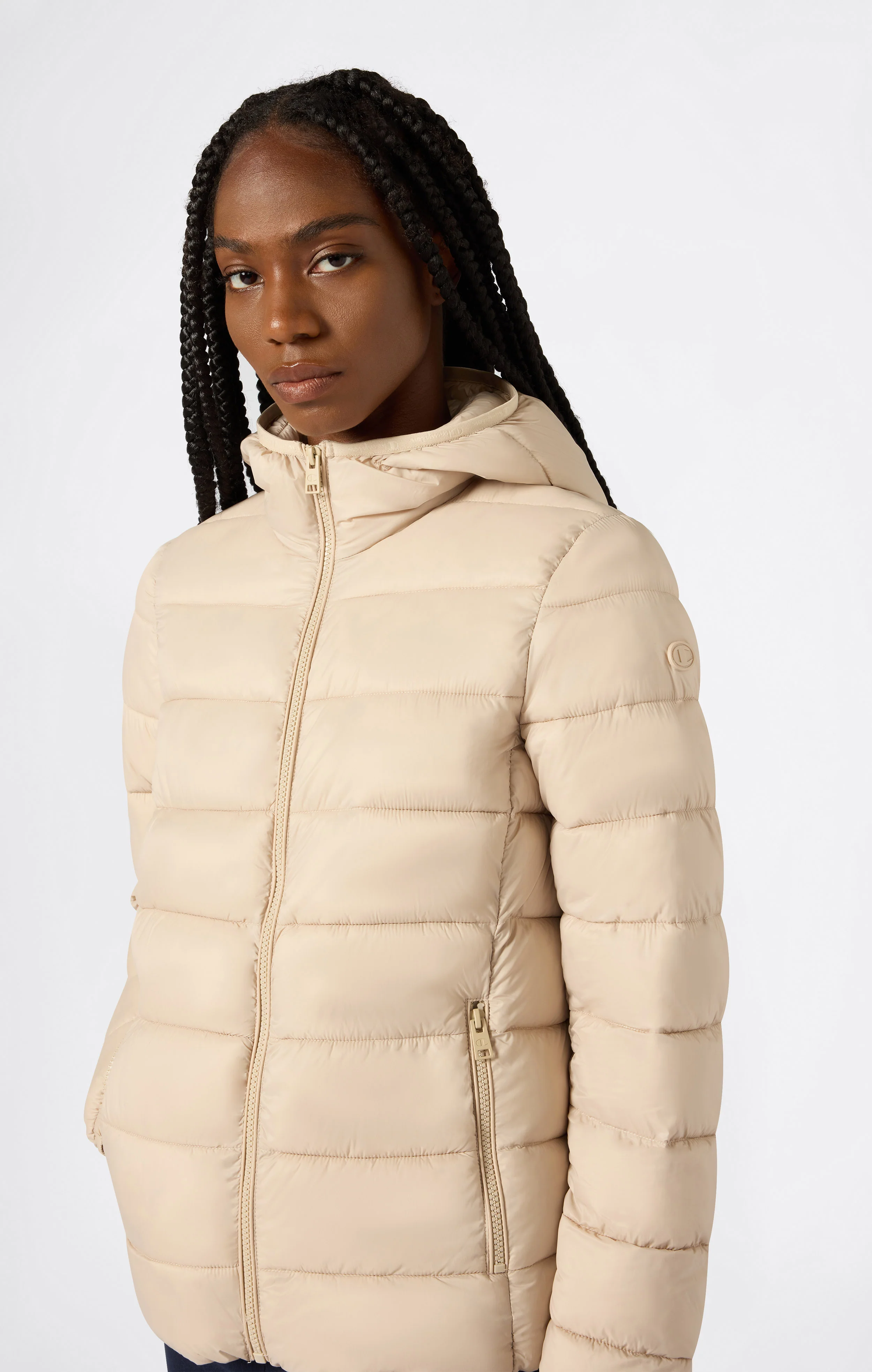 Women's Hooded Padded Jacket - Image 3