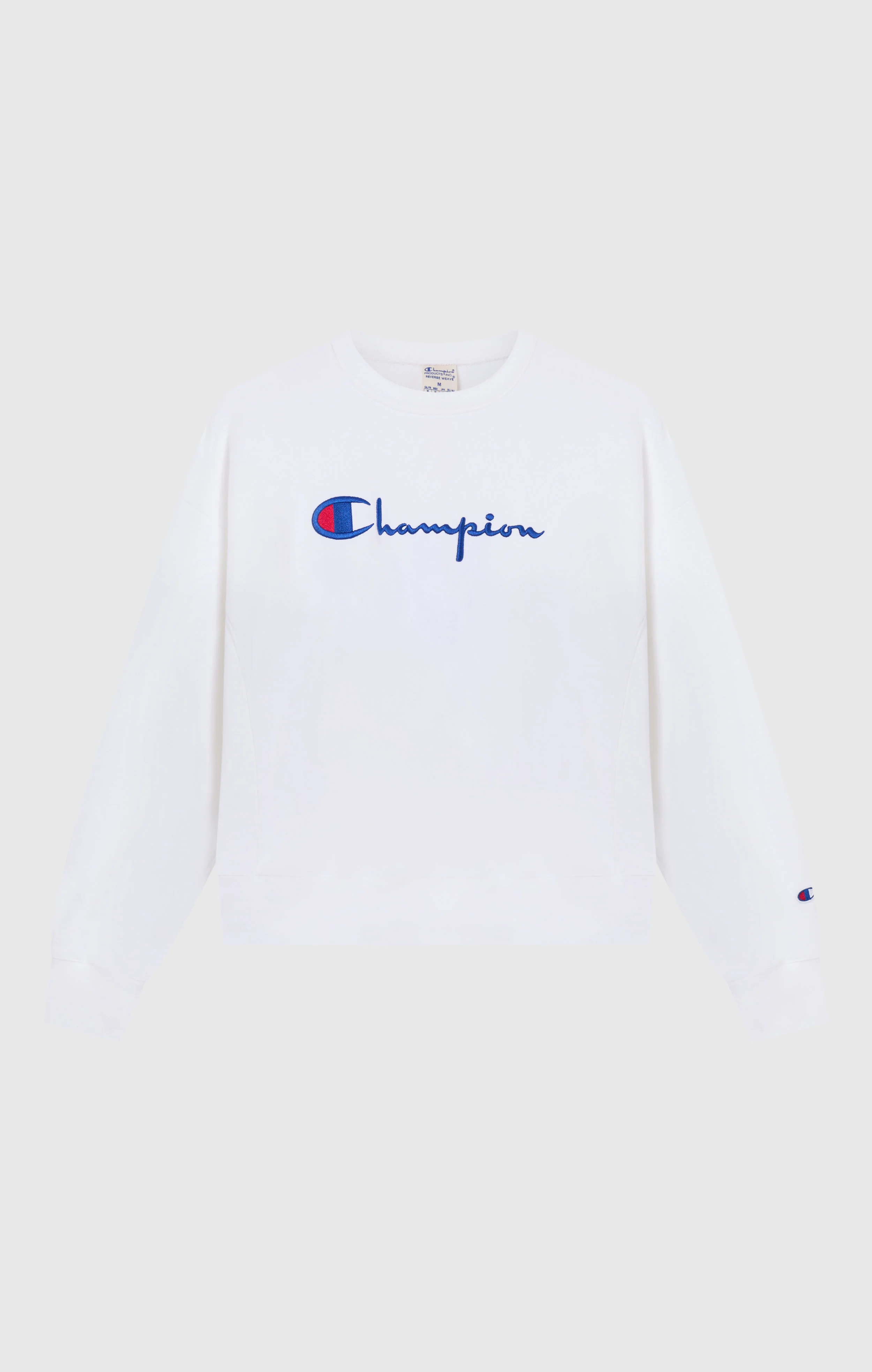 Women’s Lightweight Reverse Weave Crewneck Sweatshirt with Embroidered Logo - Image 5