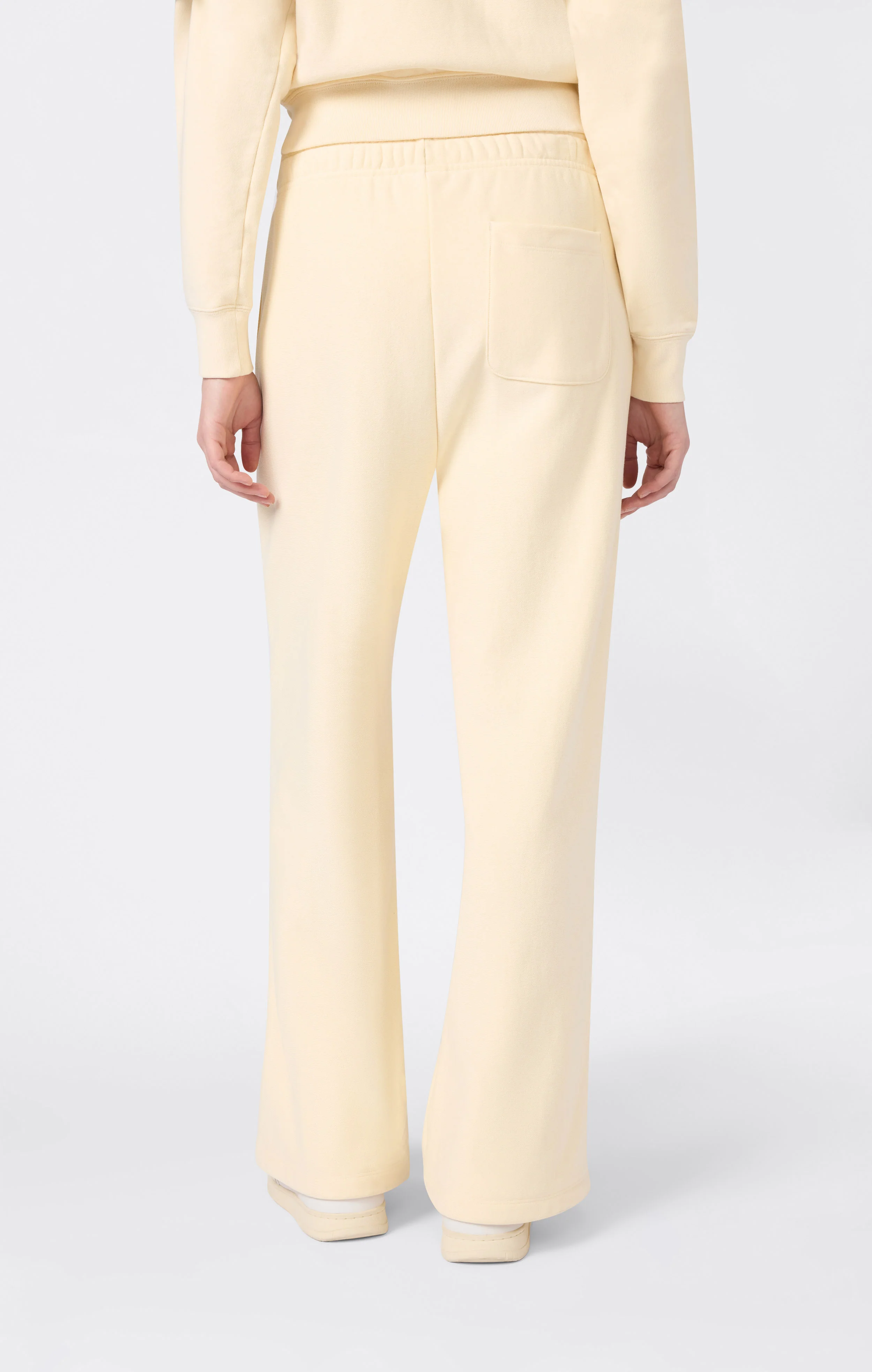 Women’s Lightweight Reverse Weave Wide Leg Pants - Image 4