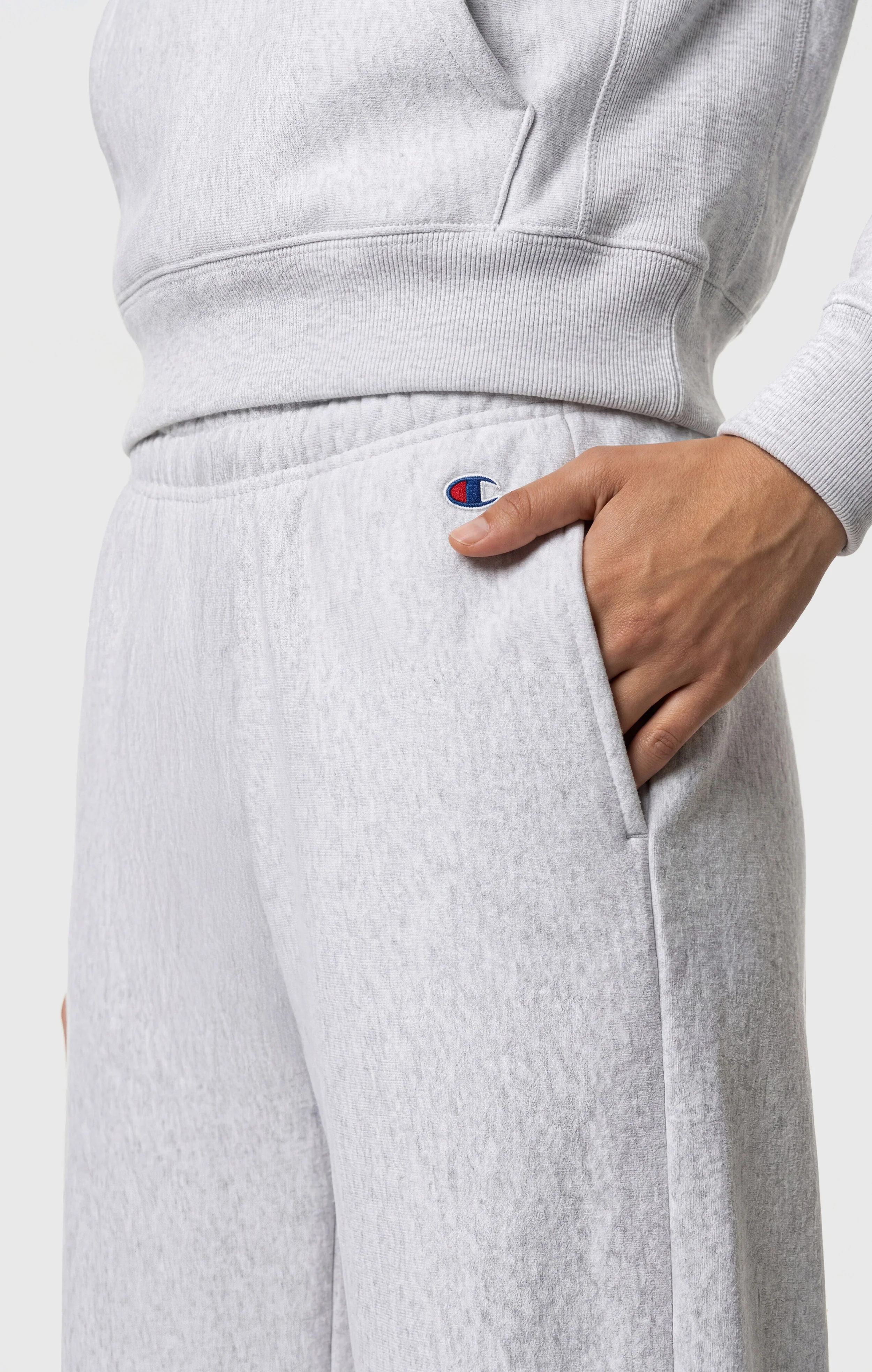Women’s Lightweight Reverse Weave Wide Leg Pants - Image 4