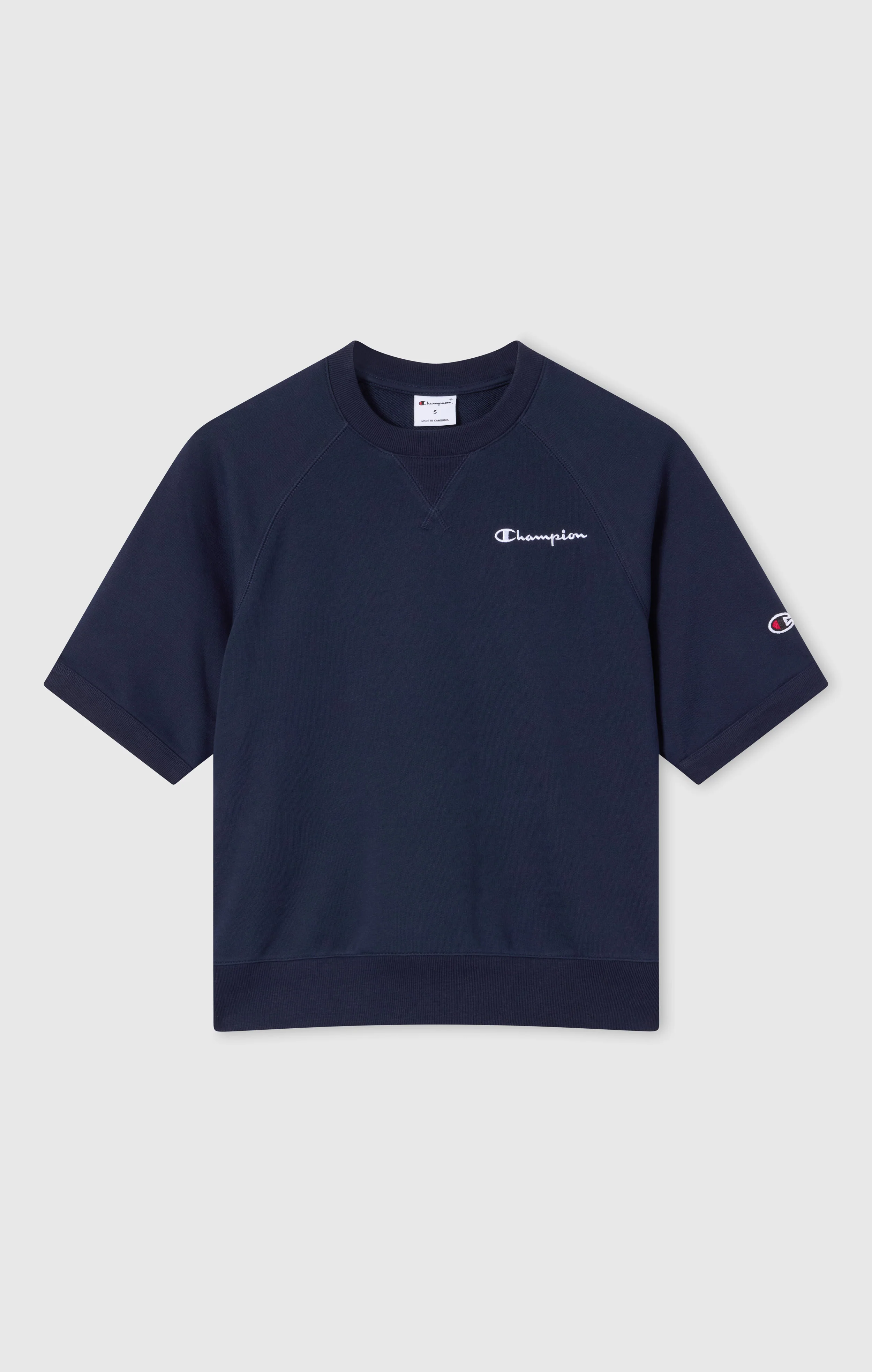 Women’s Lightweight Short Sleeve Crewneck Sweatshirt Icons - Image 5