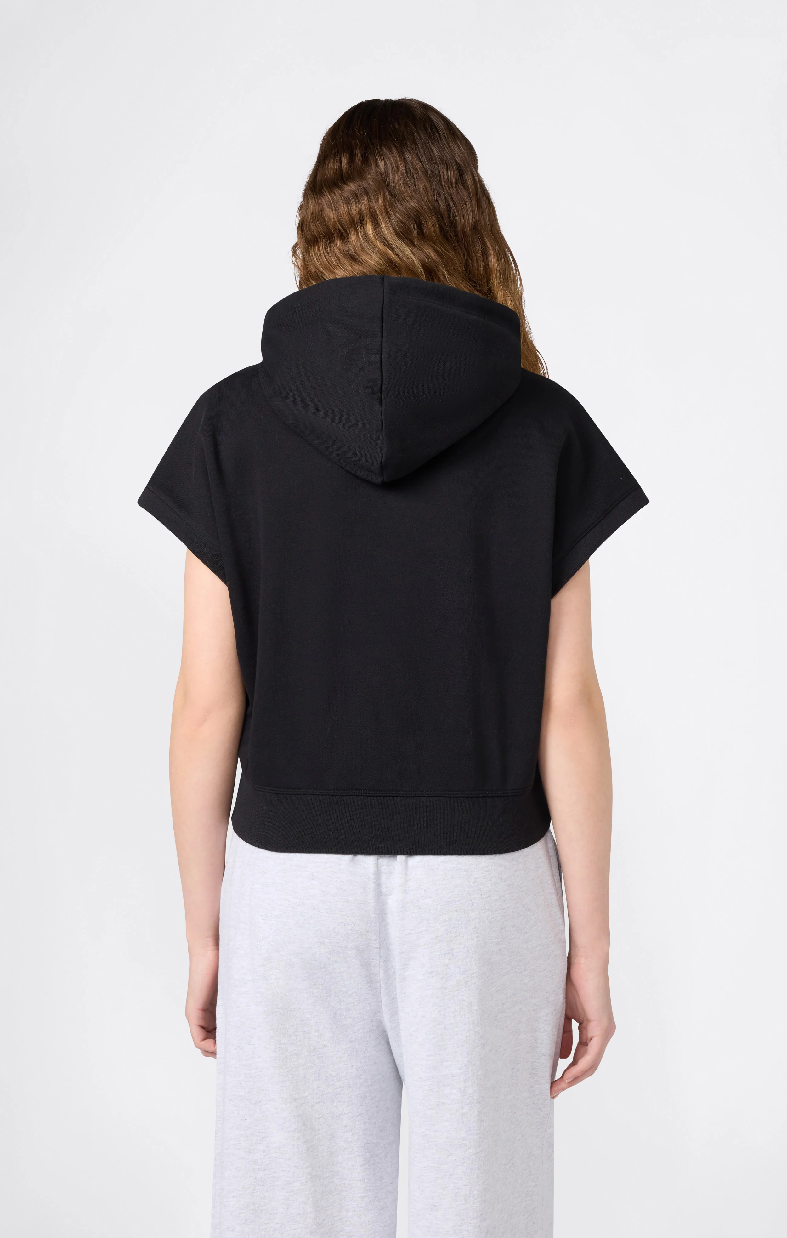 Women’s Lightweight Short Sleeve Hooded Sweatshirt Icons - Image 4
