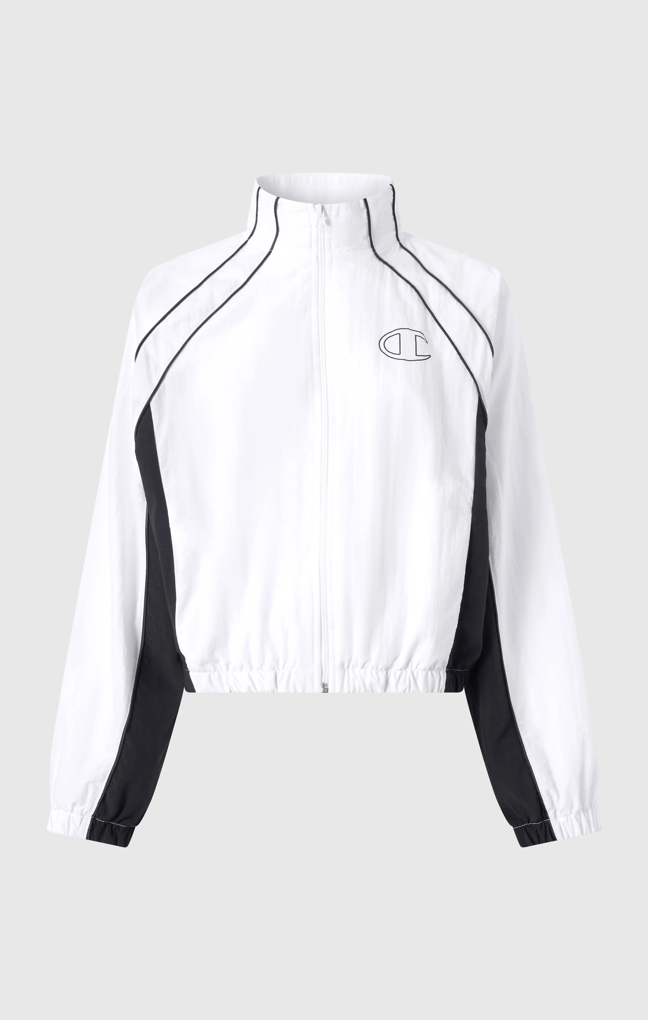Women’s Woven Nylon Full-Zip Track Top Loose Fit - Image 5