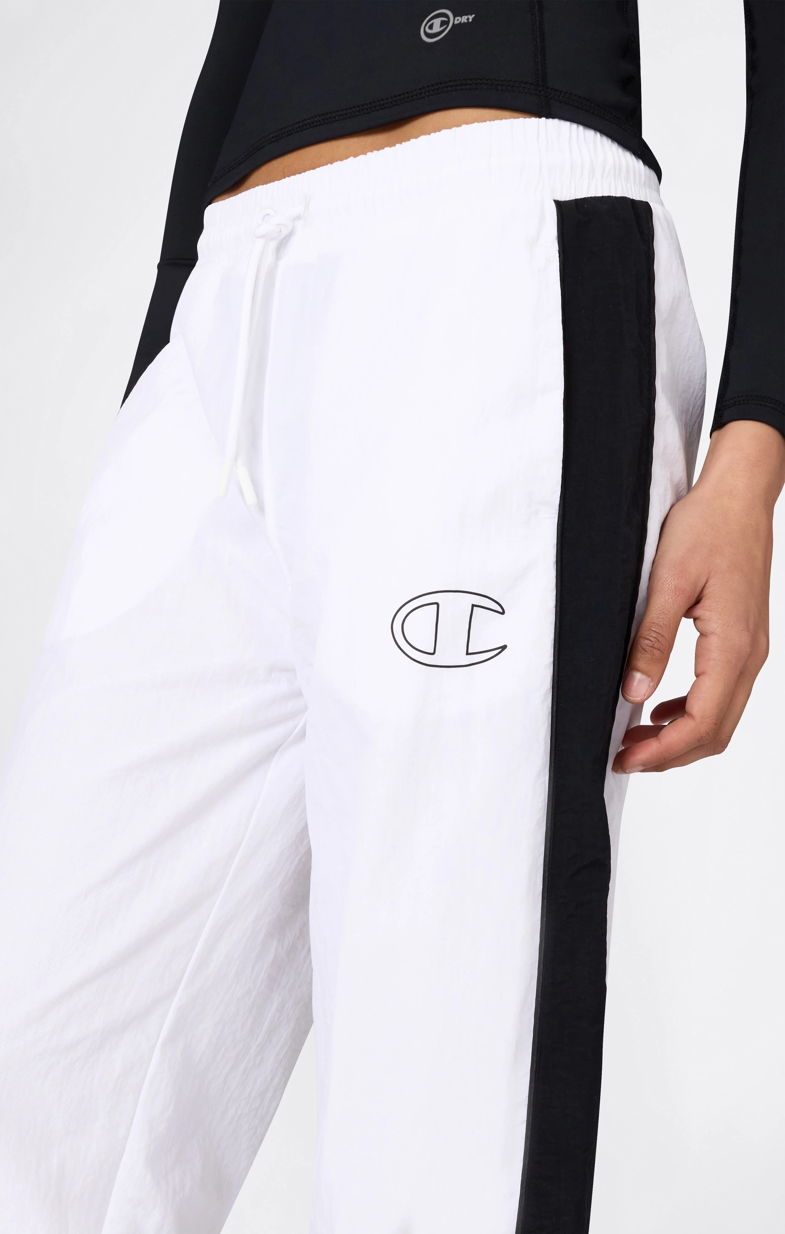Women's Loose Fit Woven Nylon Pants - Image 2