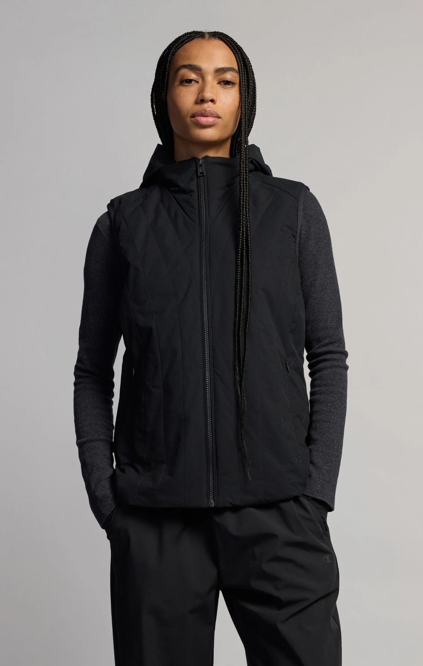 Women's Outdoor Hooded Vest - Image 2