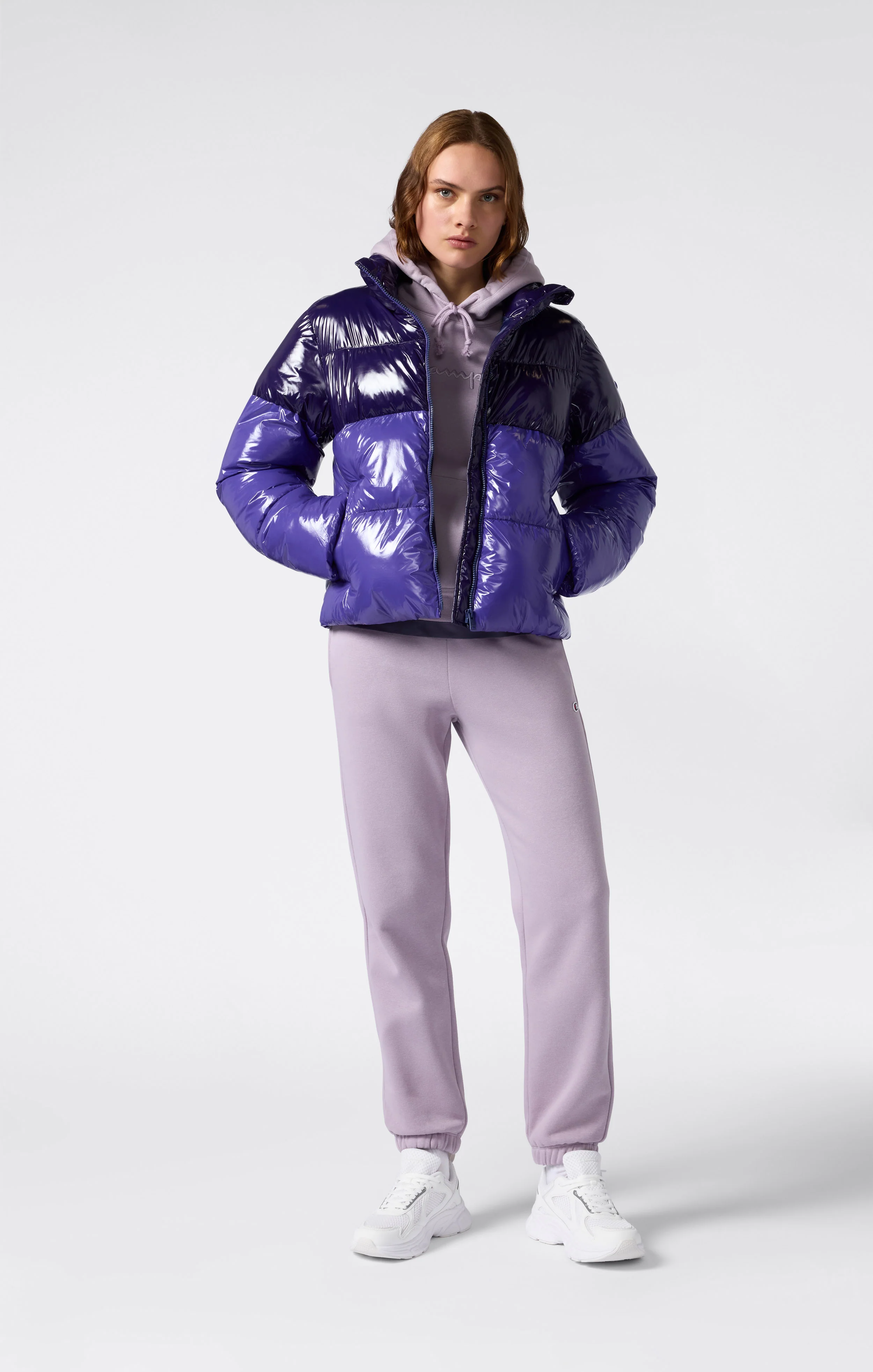 Women's Polyfilled Shiny Jacket - Image 2