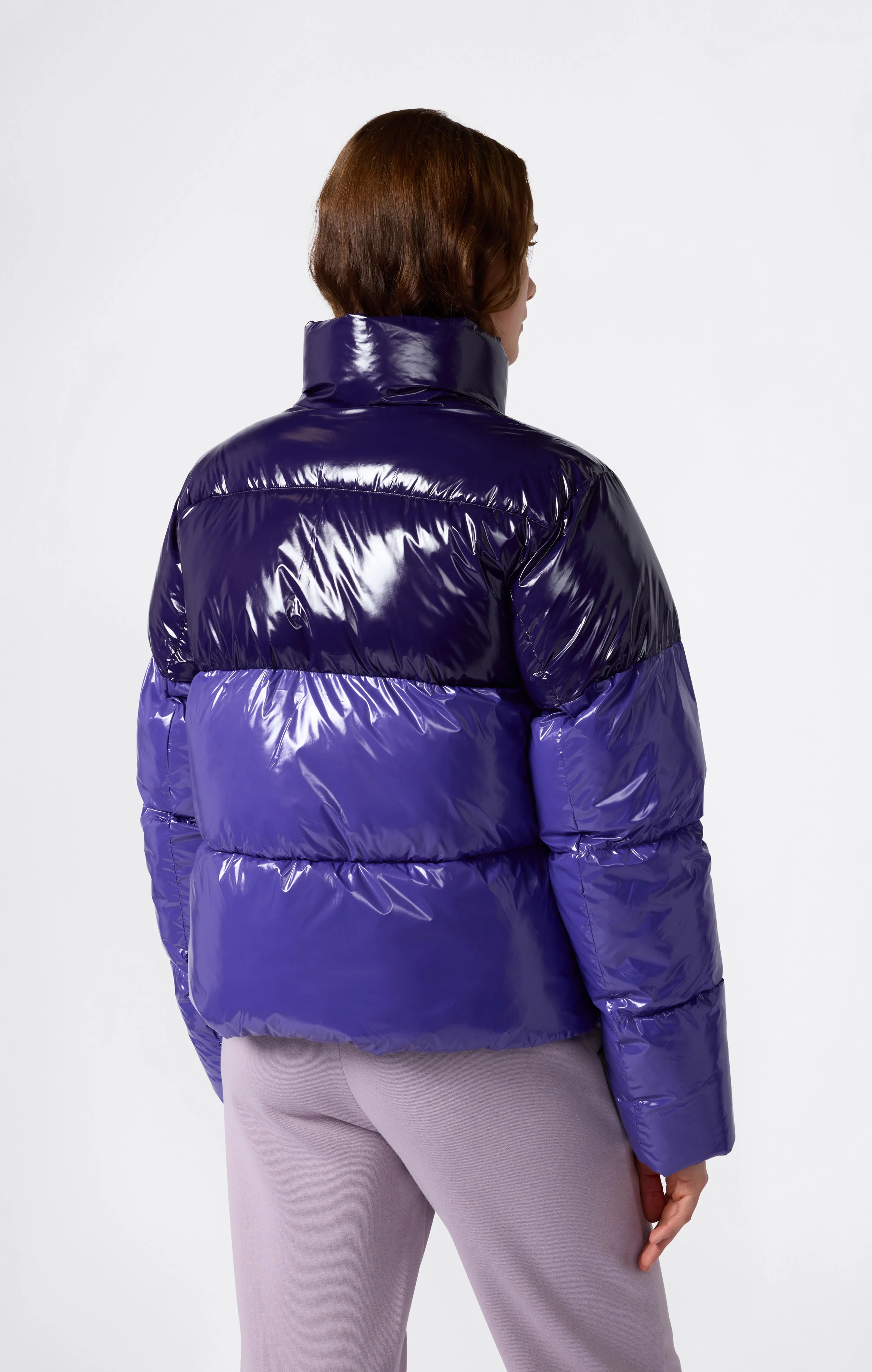 Women's Polyfilled Shiny Jacket - Image 4