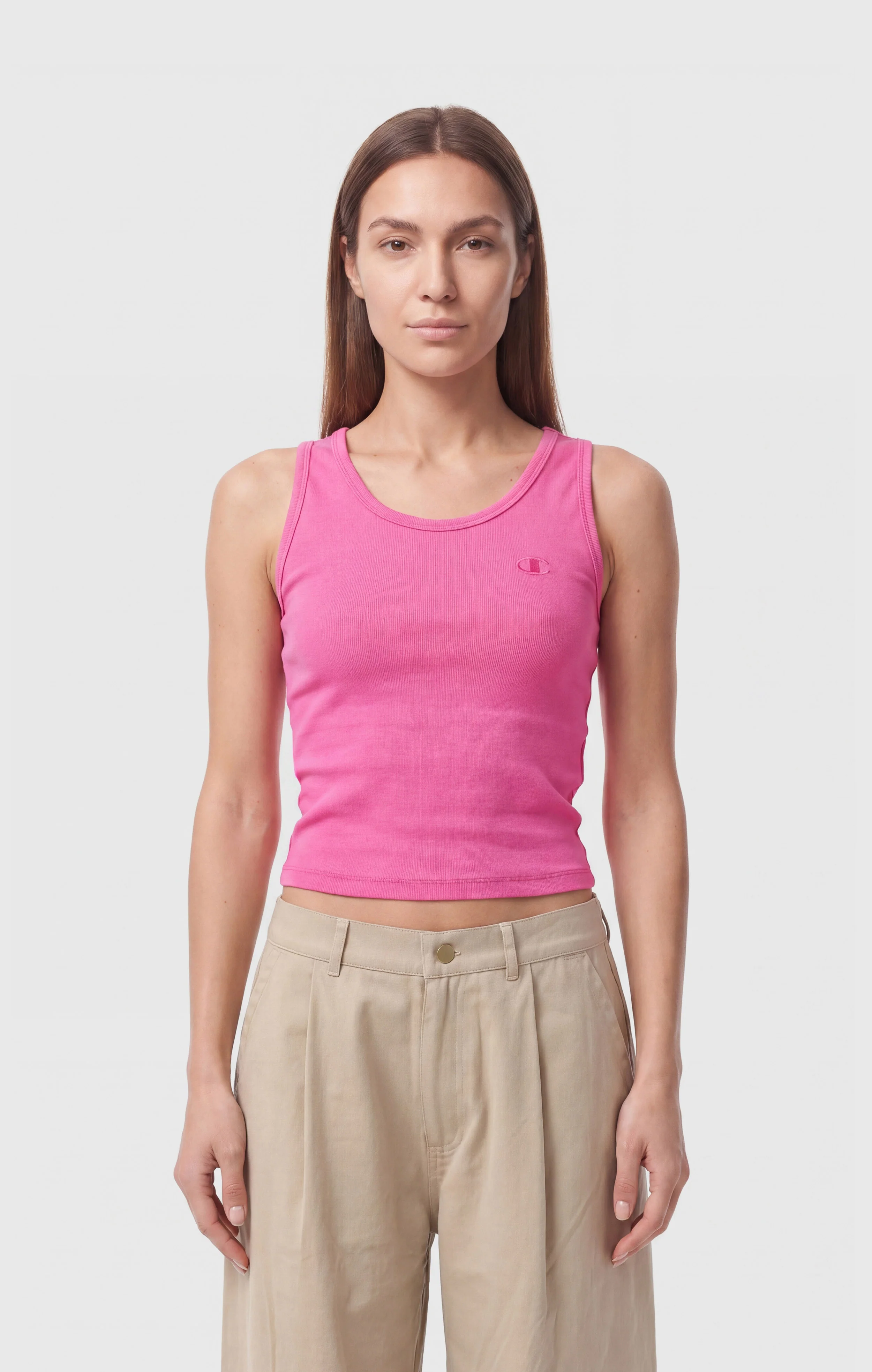 Women’s Ribbed Stretch Cotton Tank Top