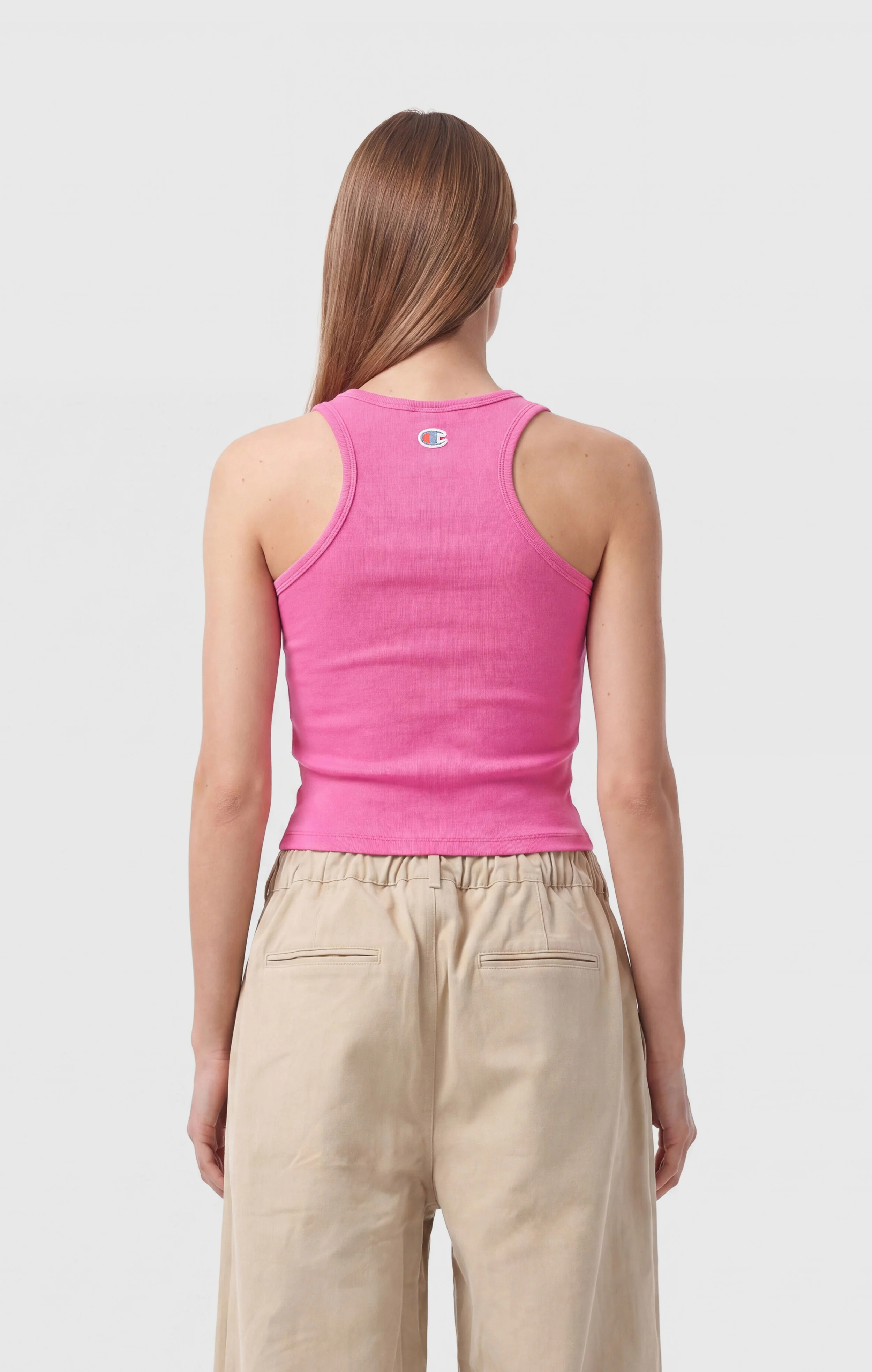 Women’s Ribbed Stretch Cotton Tank Top - Image 3
