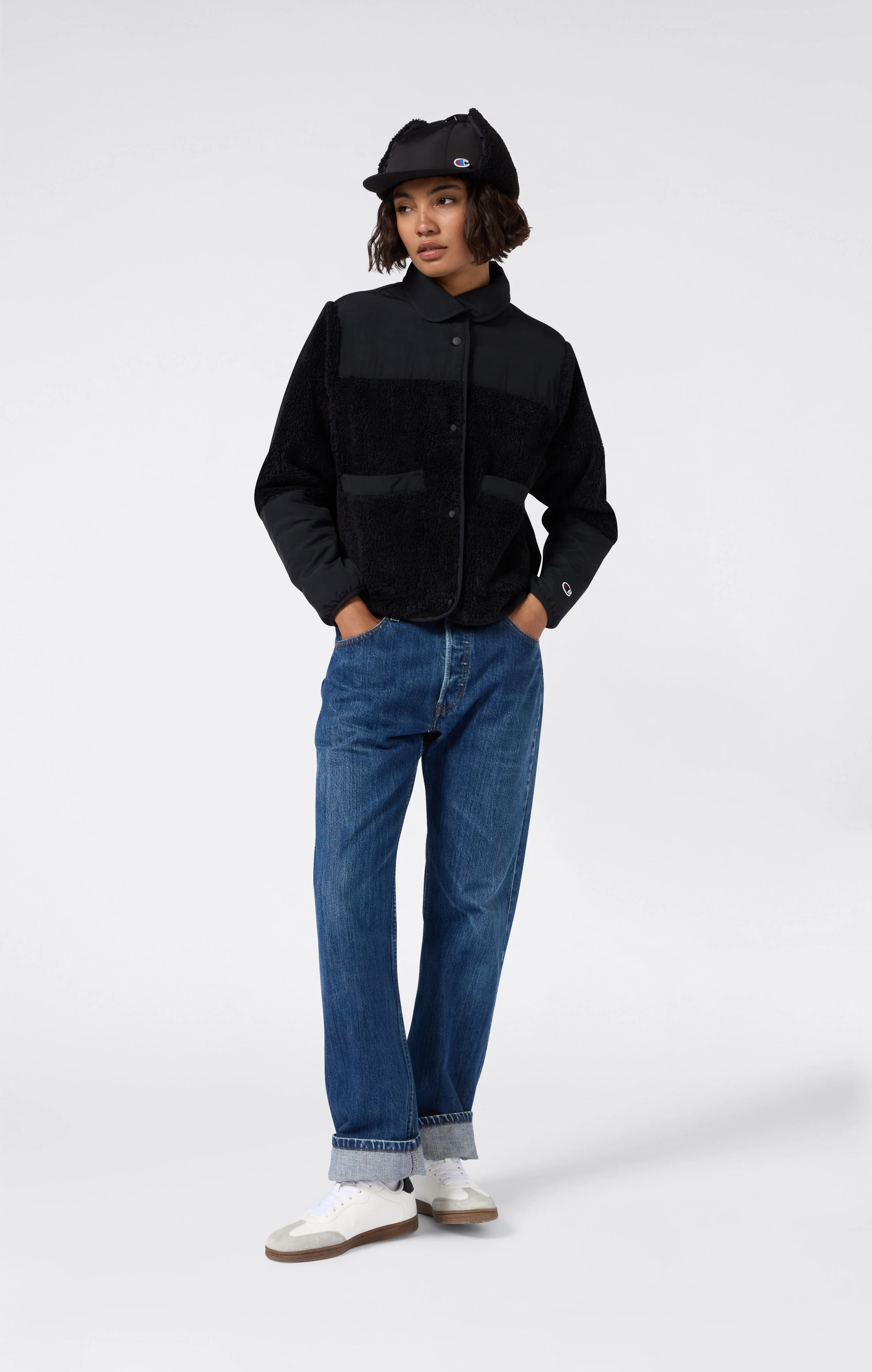 Women’s Polar Jacket with Button Closure - Image 2