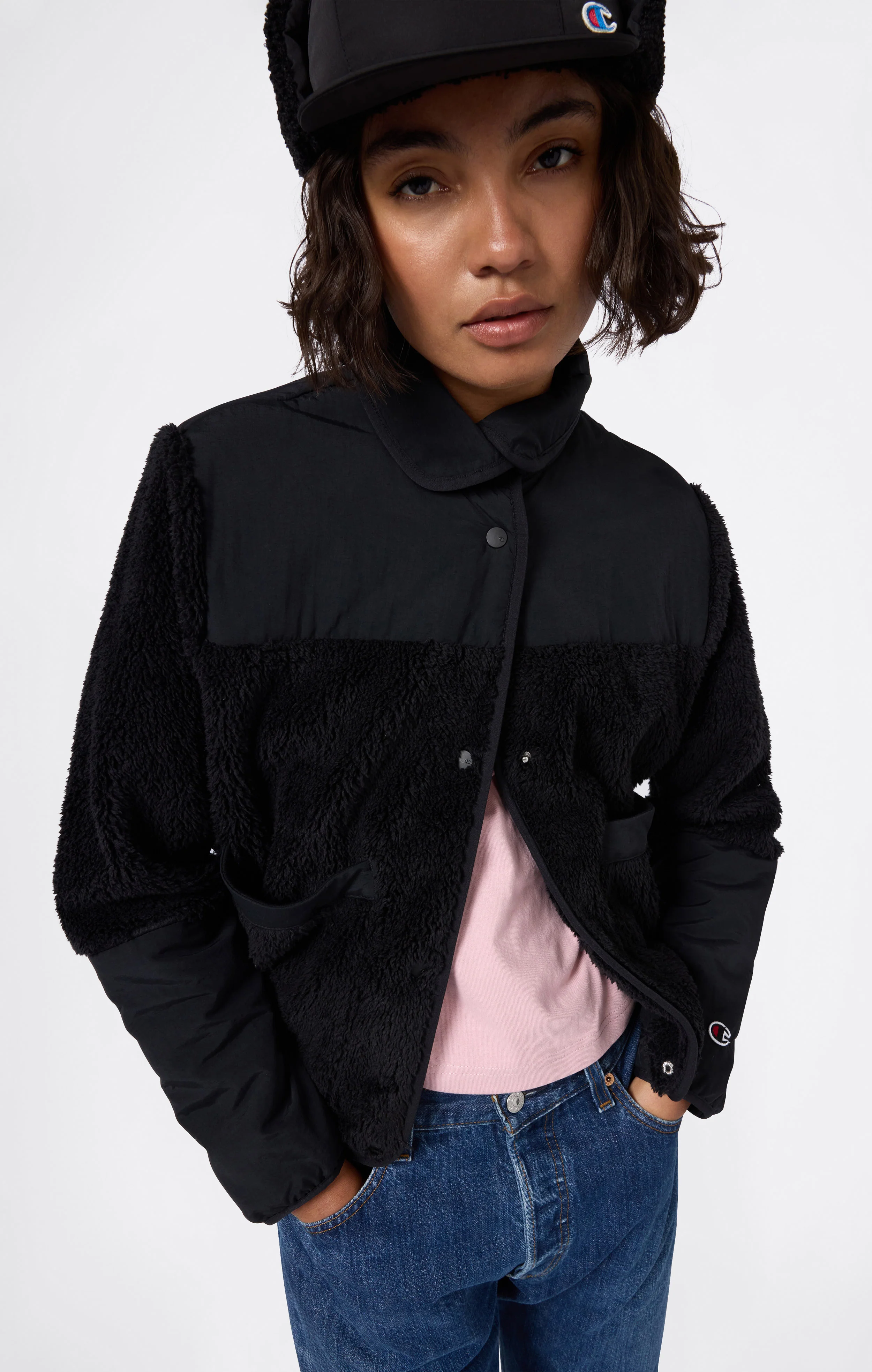 Women’s Polar Jacket with Button Closure - Image 4