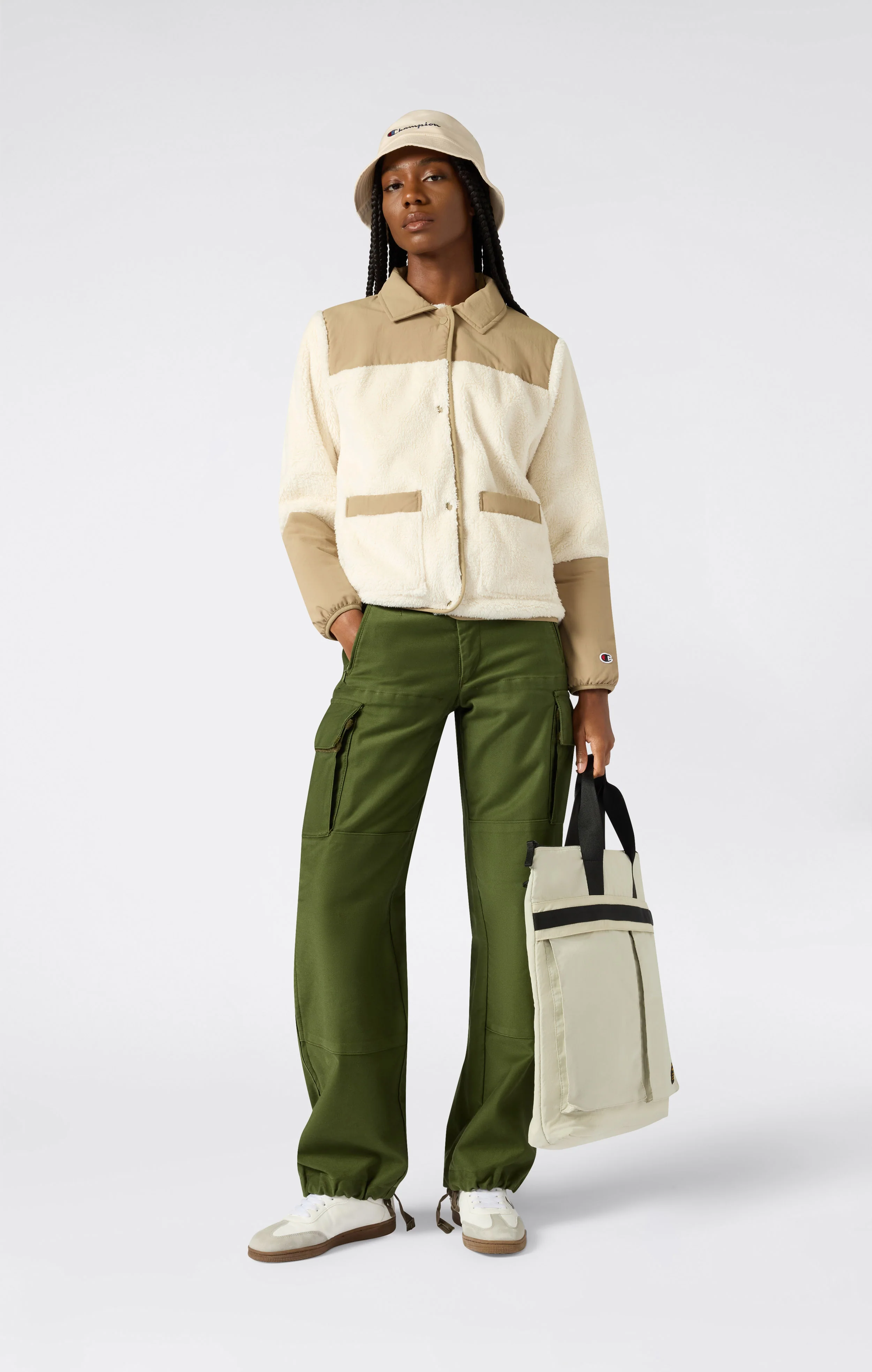 Women’s Polar Jacket with Button Closure - Image 3