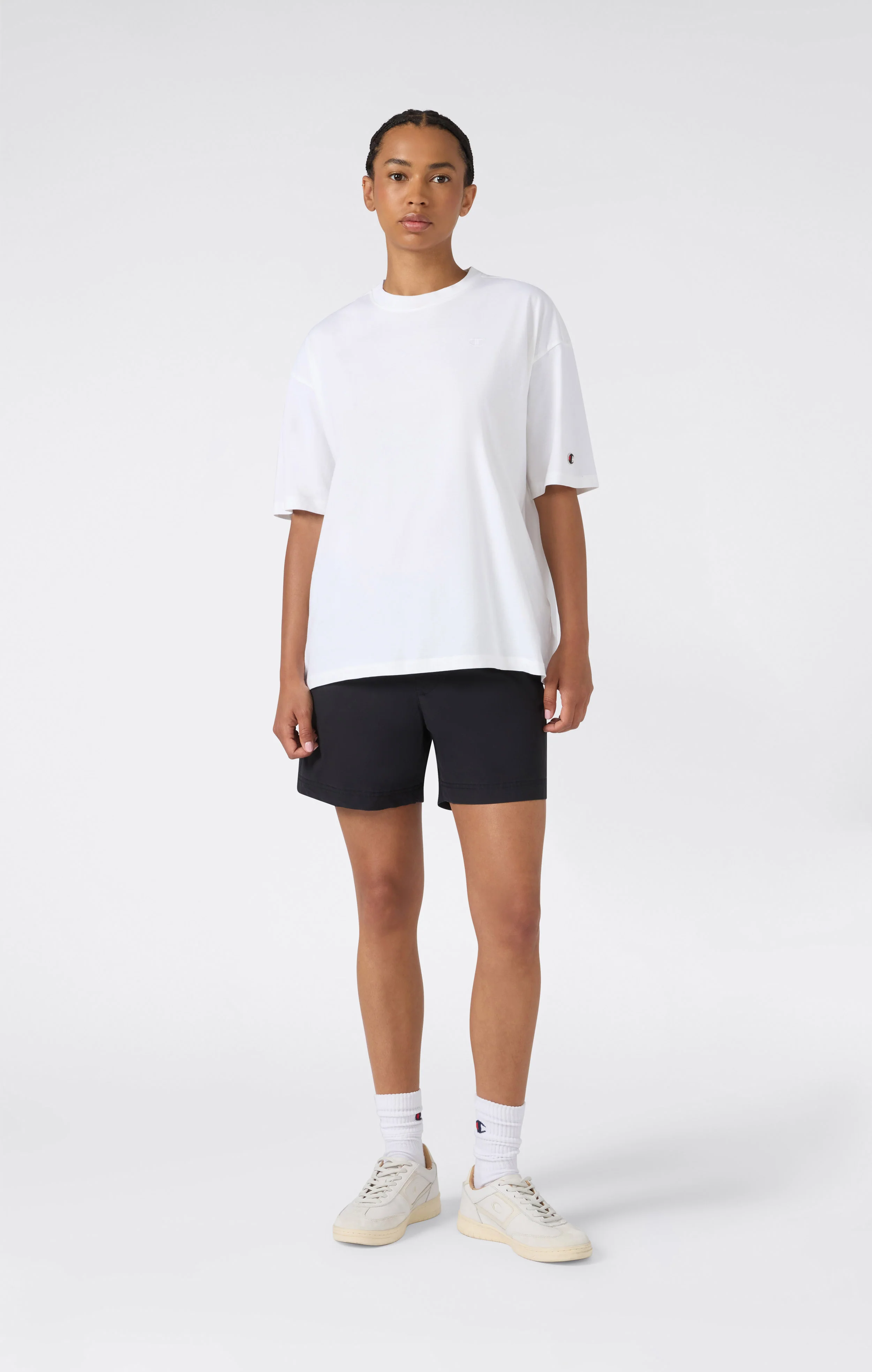 Women’s Slim Fit Cotton Canvas Shorts Icons - Image 2