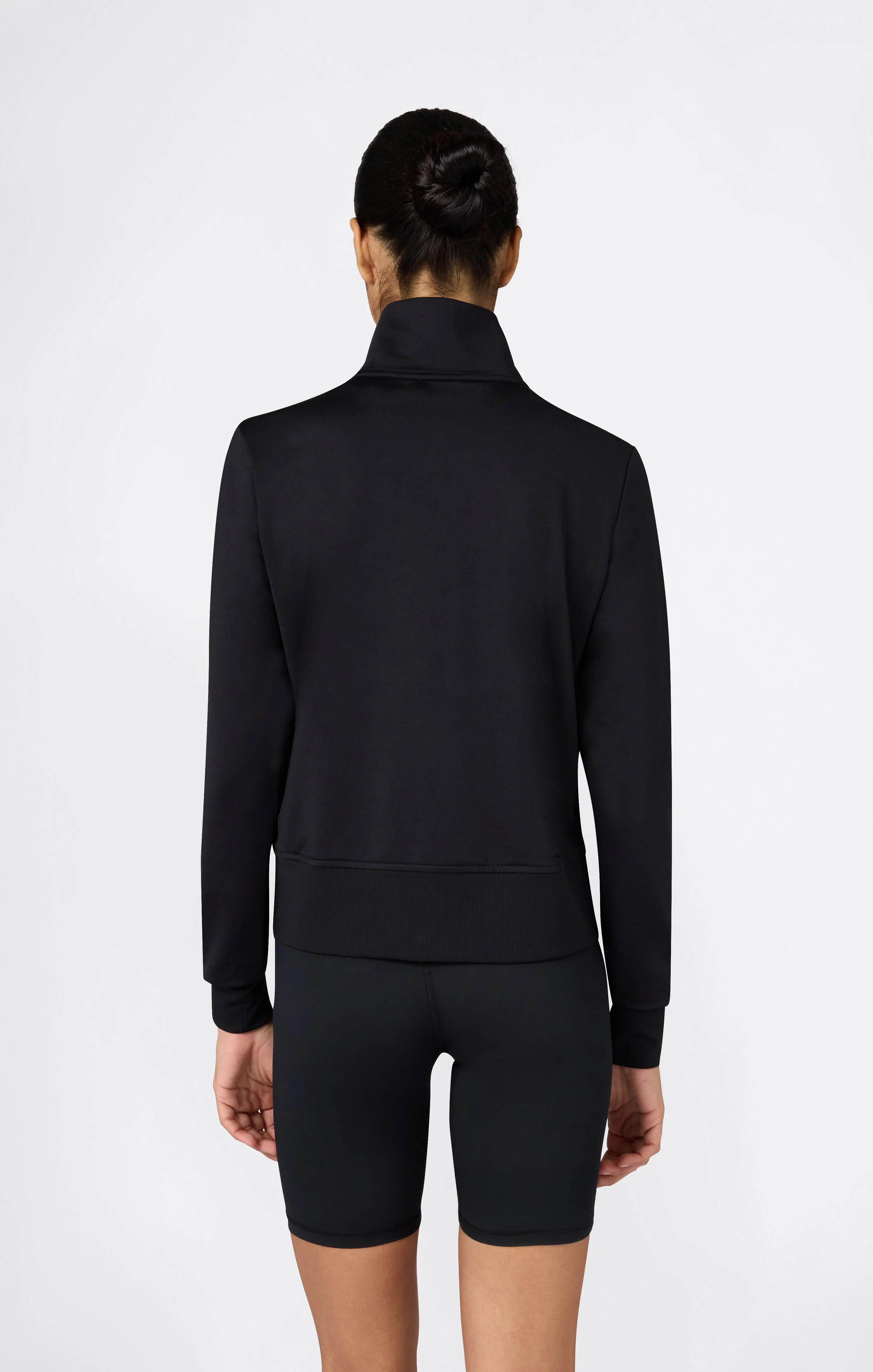 Women's Slim Fit Full-Zip Stretch Poly Hoodie - Image 3