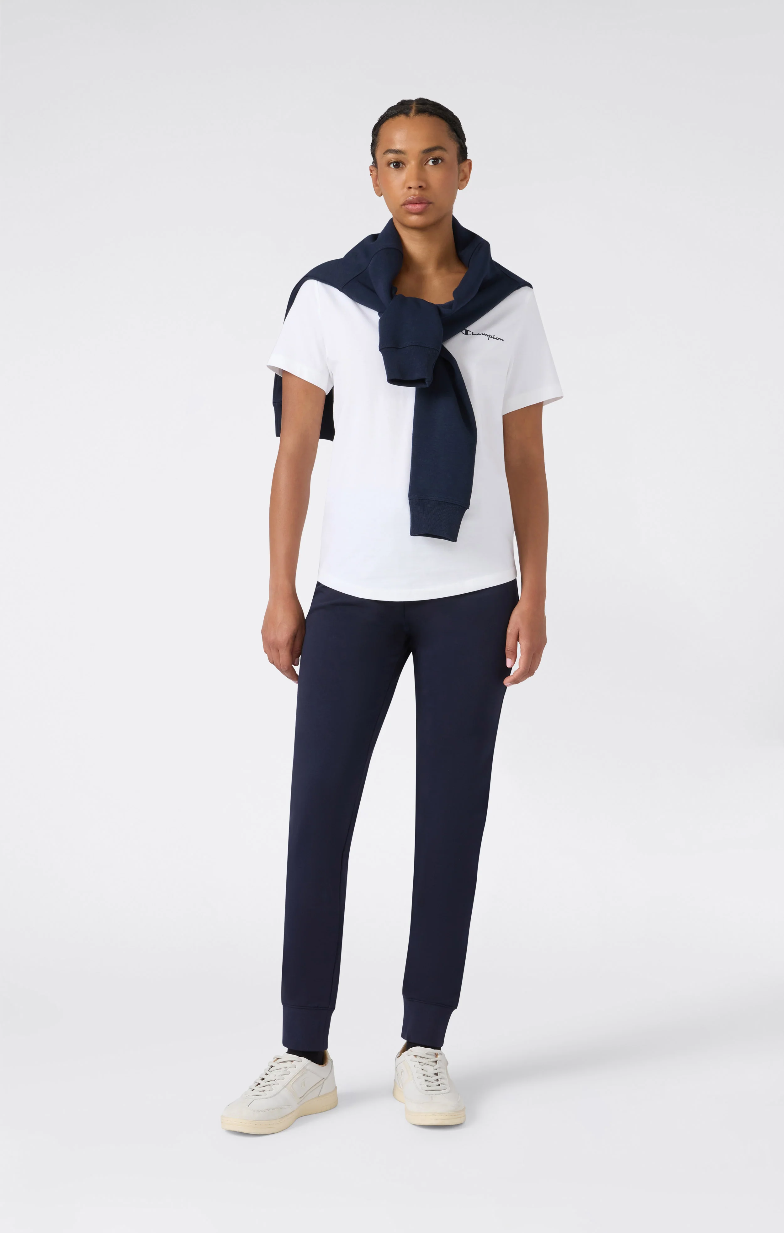 Women's Slim Fit Lightweight Pants with Drawstring Ankles - Image 2